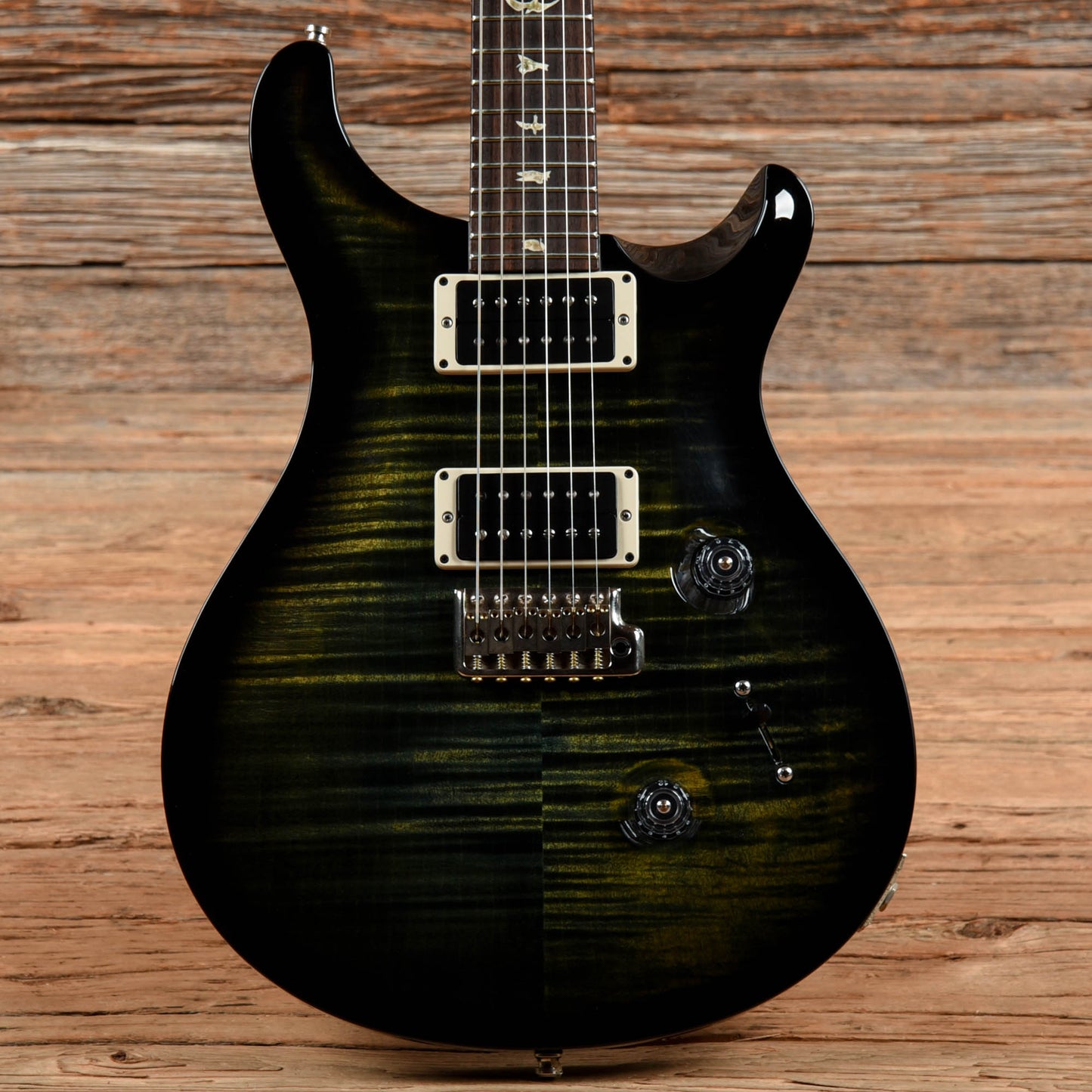 PRS Custom 24 Emerald Green Burst 2014 Electric Guitars / Solid Body