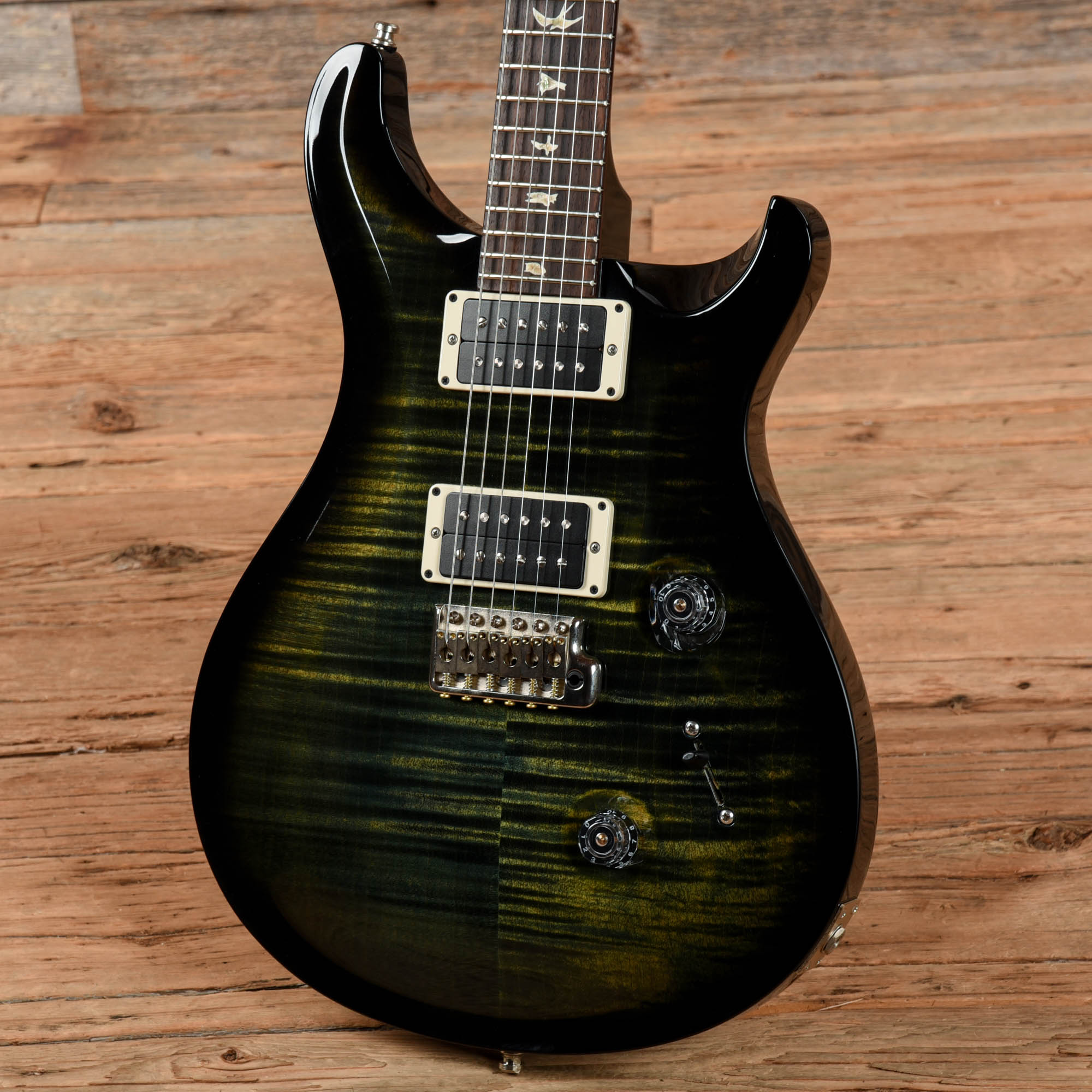 PRS Custom 24 Emerald Green Burst 2014 Electric Guitars / Solid Body