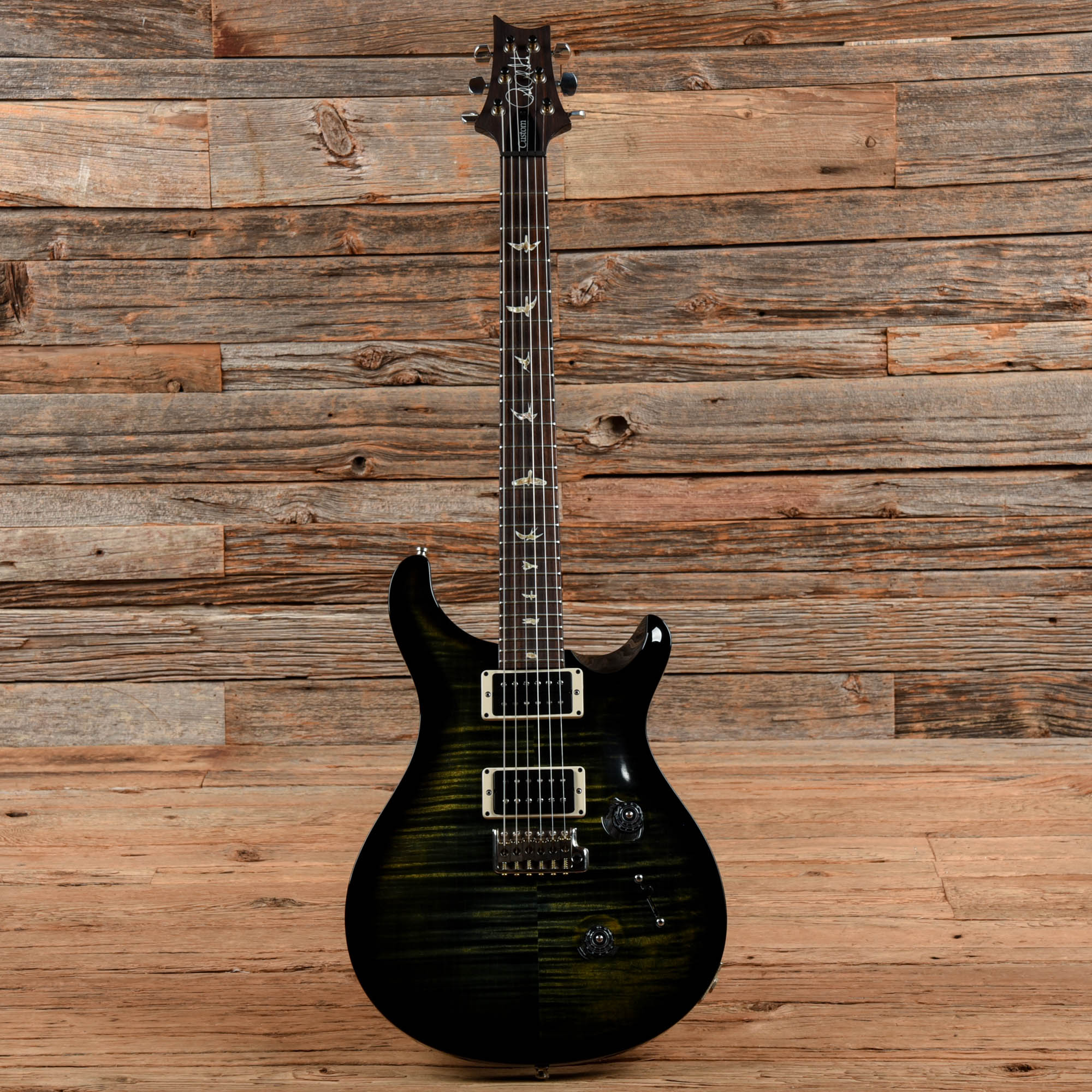PRS Custom 24 Emerald Green Burst 2014 Electric Guitars / Solid Body
