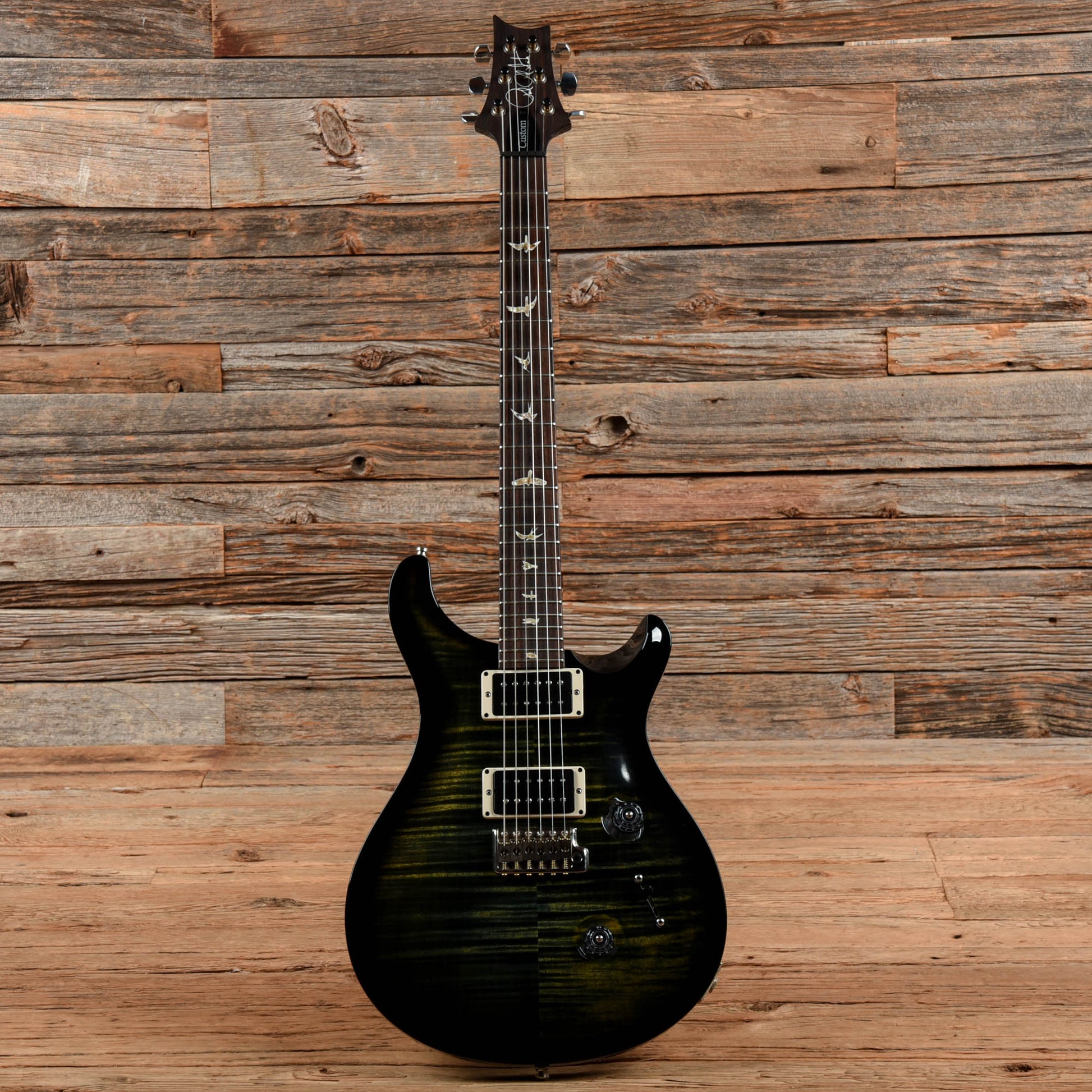PRS Custom 24 Emerald Green Burst 2014 Electric Guitars / Solid Body