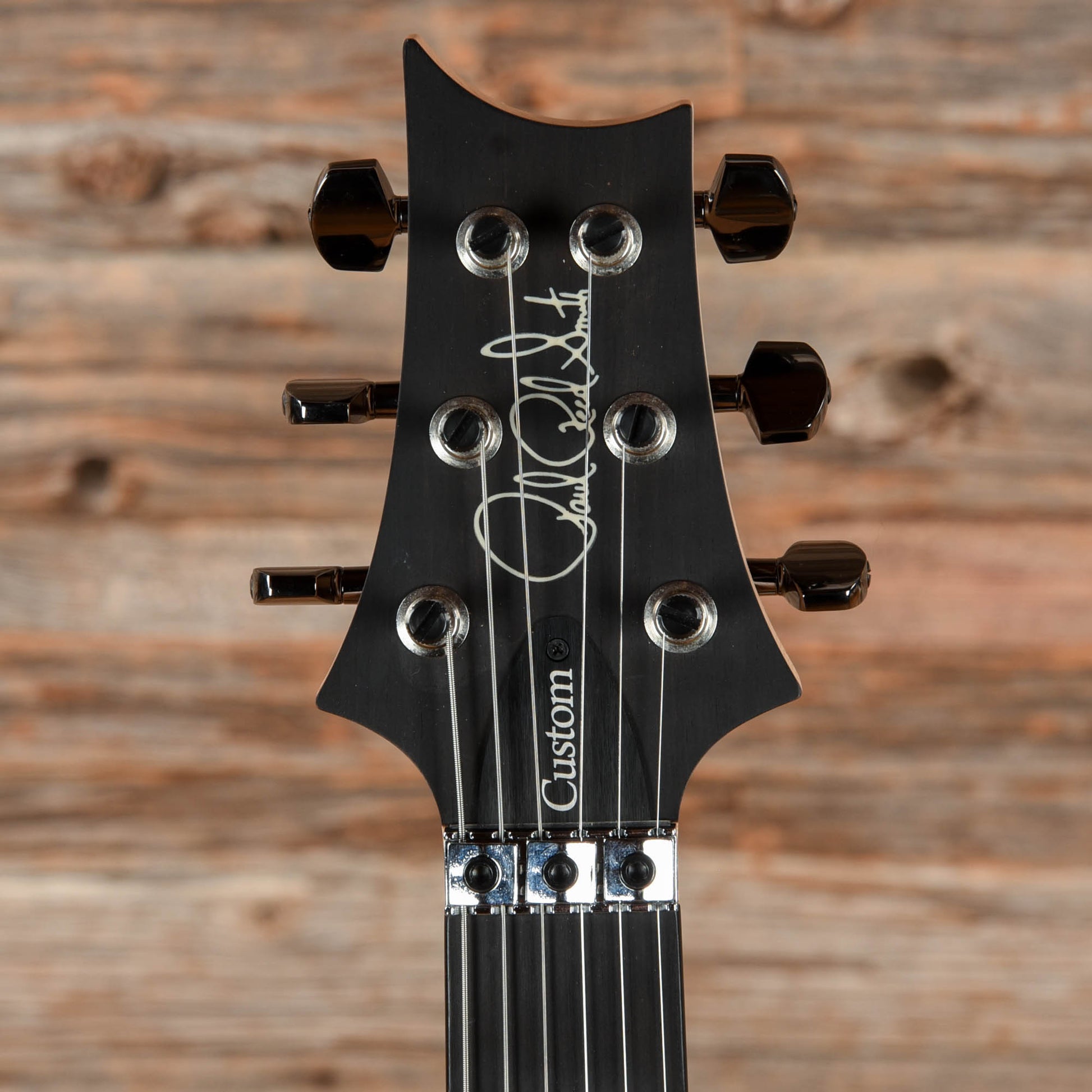 PRS Custom 24 FLoyd Wood Library 10-Top Satin Charcoal 2019 Electric Guitars / Solid Body