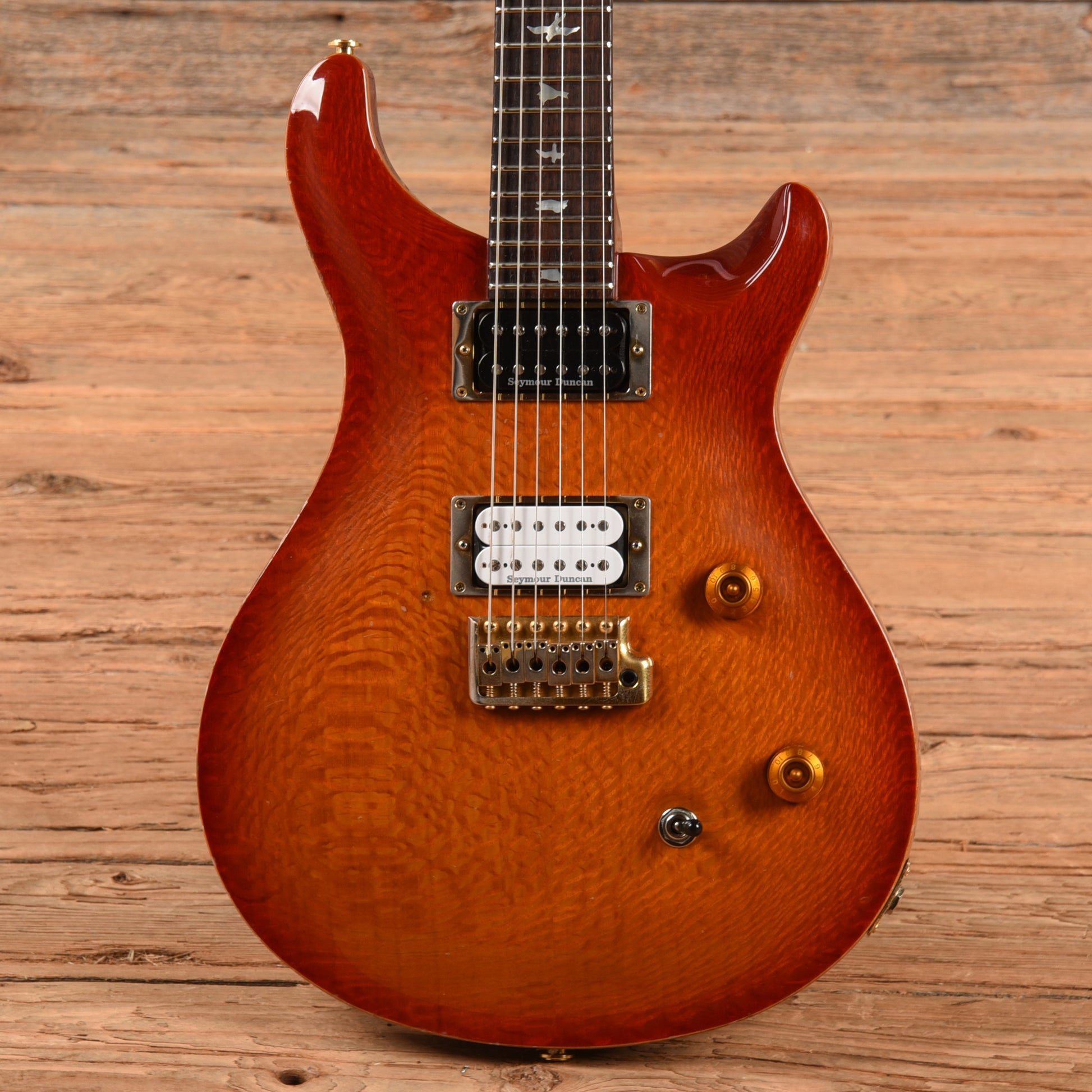 PRS Custom 24 Lacewood Cherry Sunburst 1992 Electric Guitars / Solid Body
