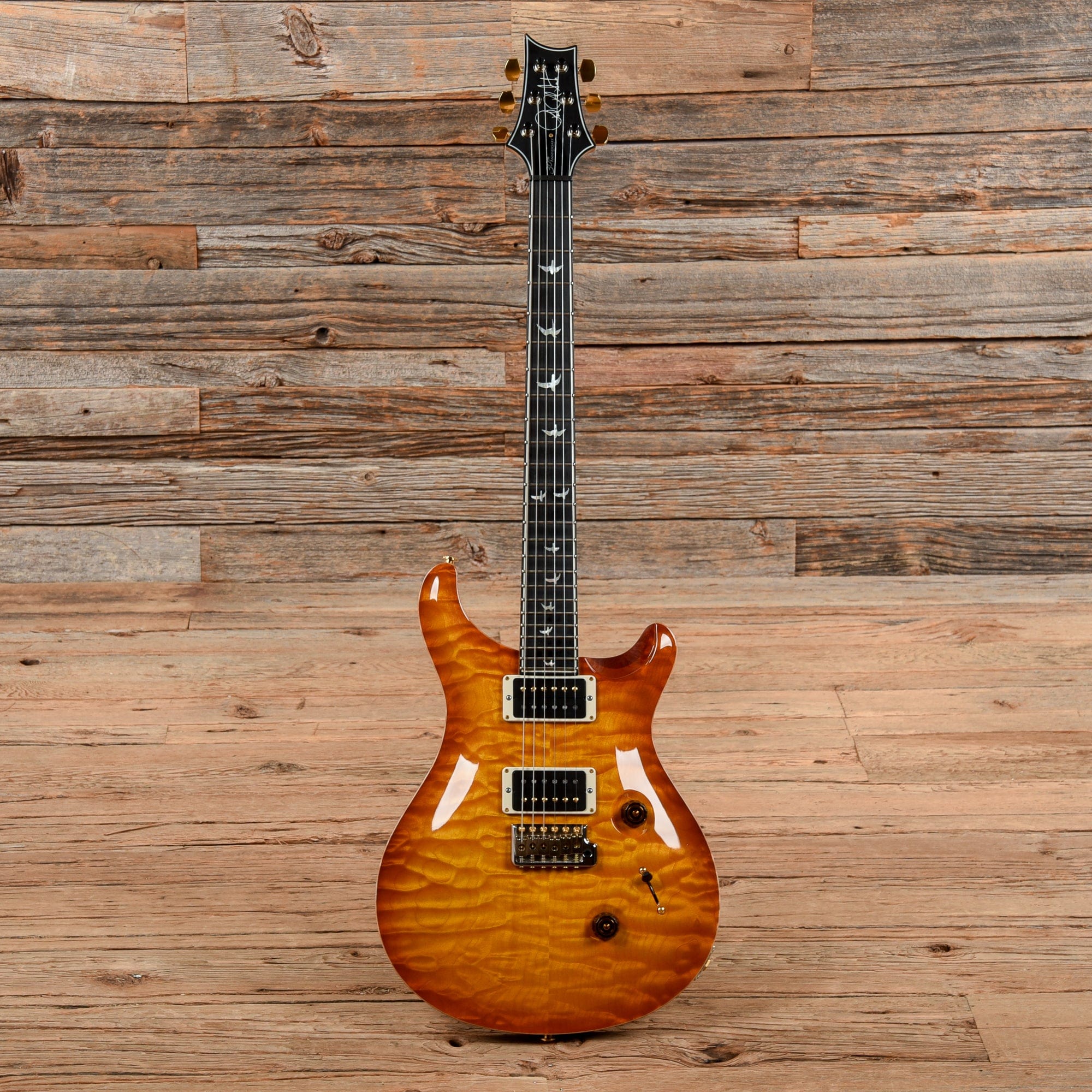 PRS Custom 24 Wood Library 10Top Honeyburst 2015 Chicago Music Exchange