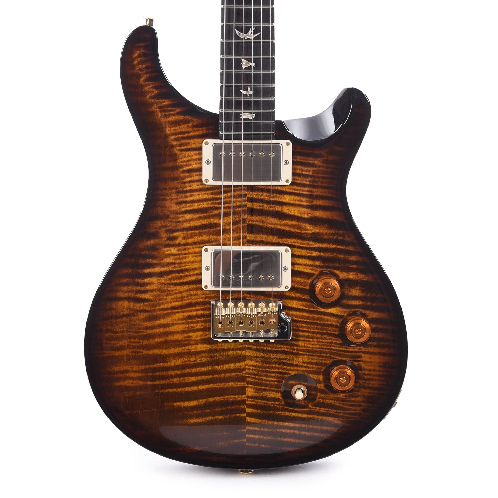 PRS DGT 10 Top Black Gold Burst w/Birds Electric Guitars / Solid Body