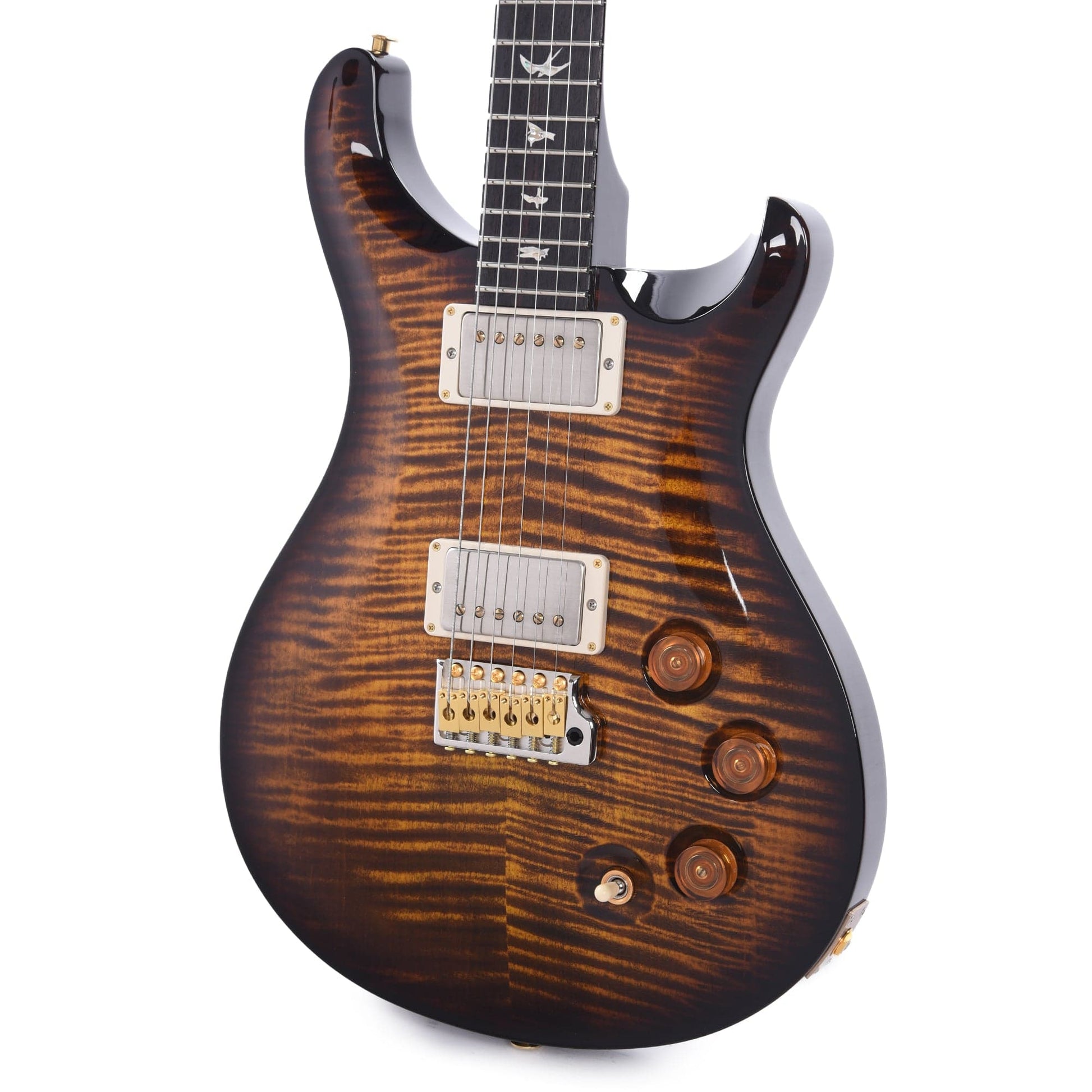PRS DGT 10 Top Black Gold Burst w/Birds Electric Guitars / Solid Body
