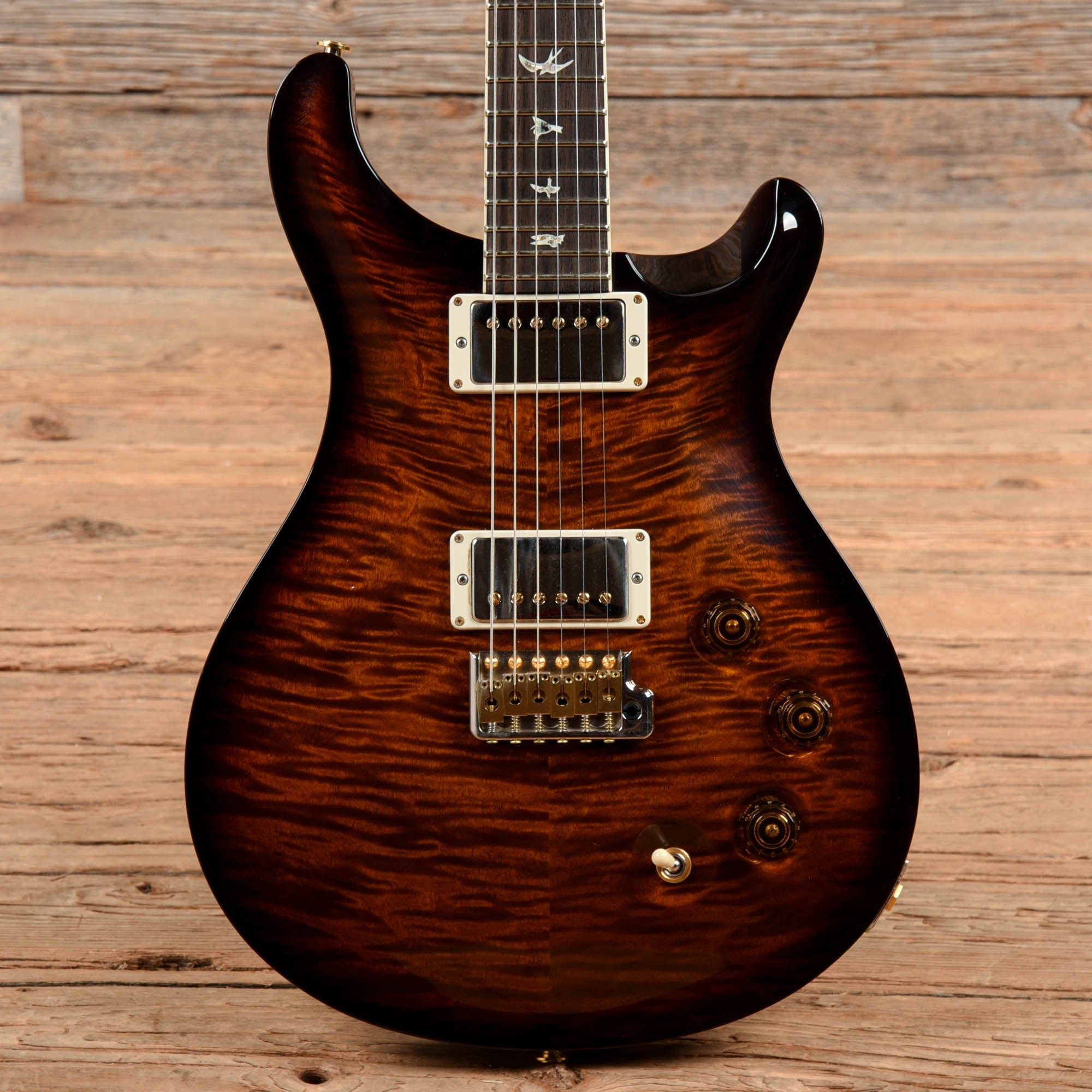 PRS DGT David Grissom Tremolo Signature 10-Top Black Gold Burst 2018 Electric Guitars / Solid Body