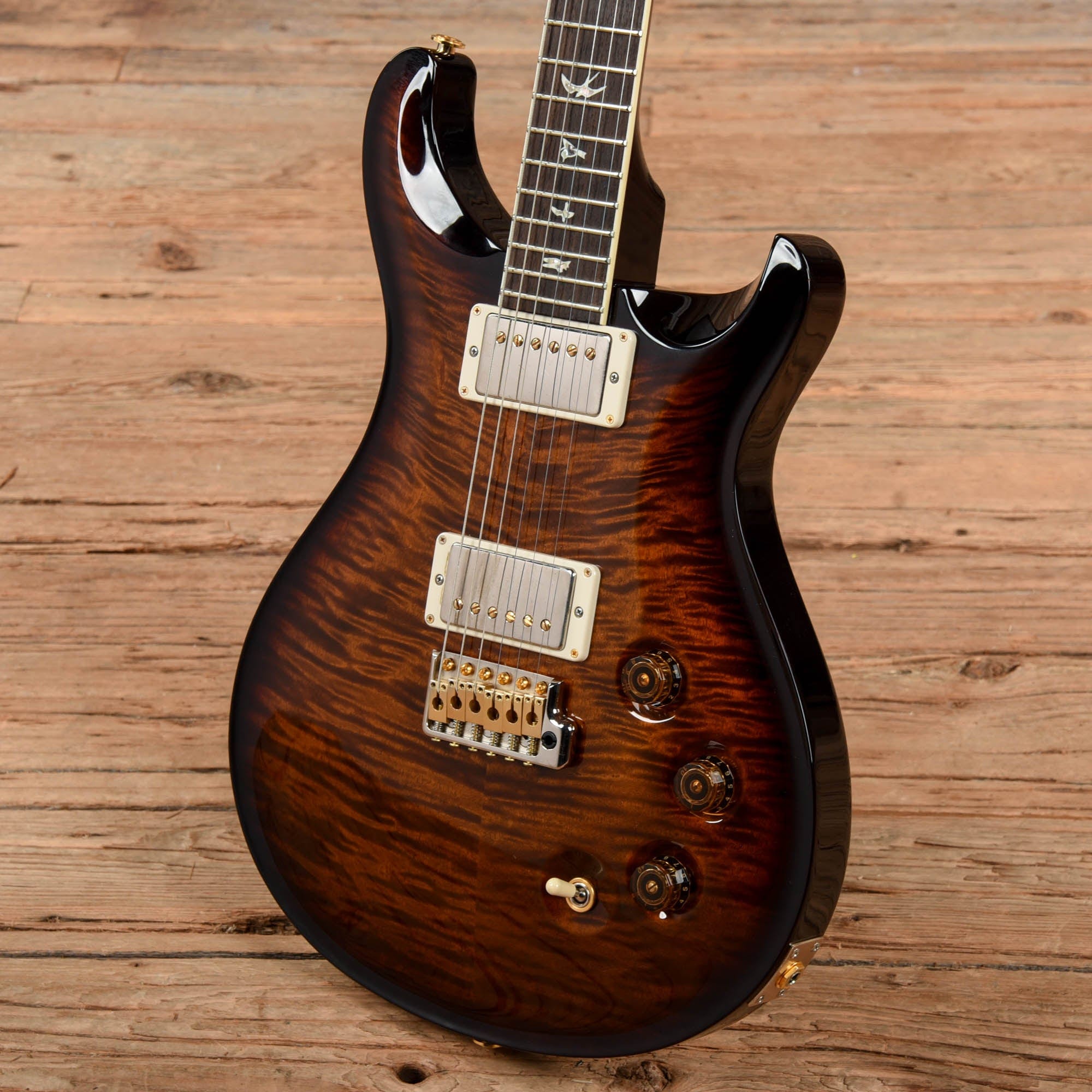 PRS DGT David Grissom Tremolo Signature 10-Top Black Gold Burst 2018 Electric Guitars / Solid Body