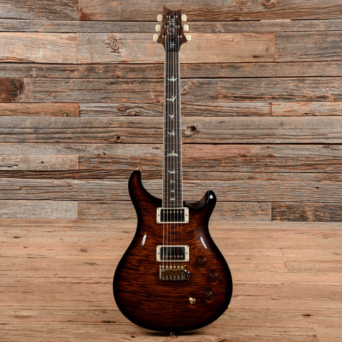 PRS DGT David Grissom Tremolo Signature 10-Top Black Gold Burst 2018 Electric Guitars / Solid Body