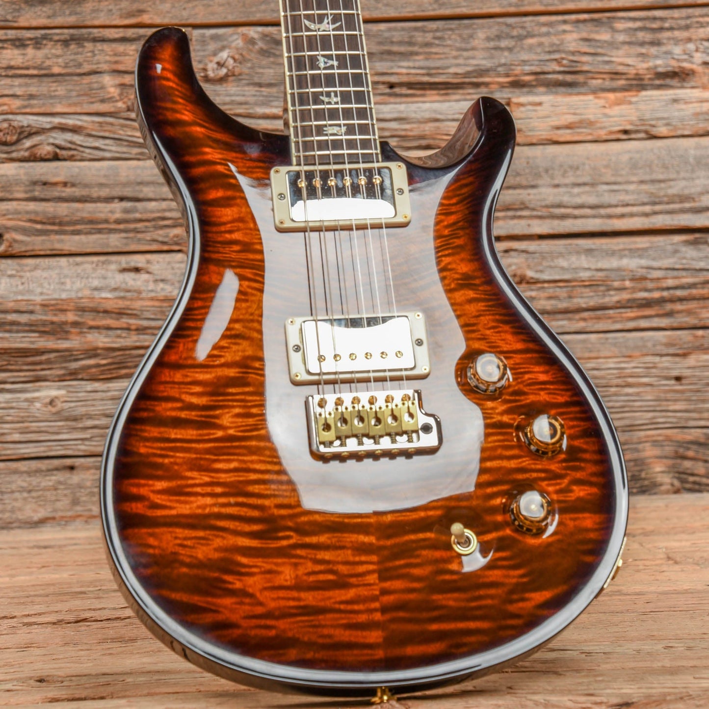 PRS DGT David Grissom Tremolo Signature 10-Top Black Gold Burst 2018 Electric Guitars / Solid Body