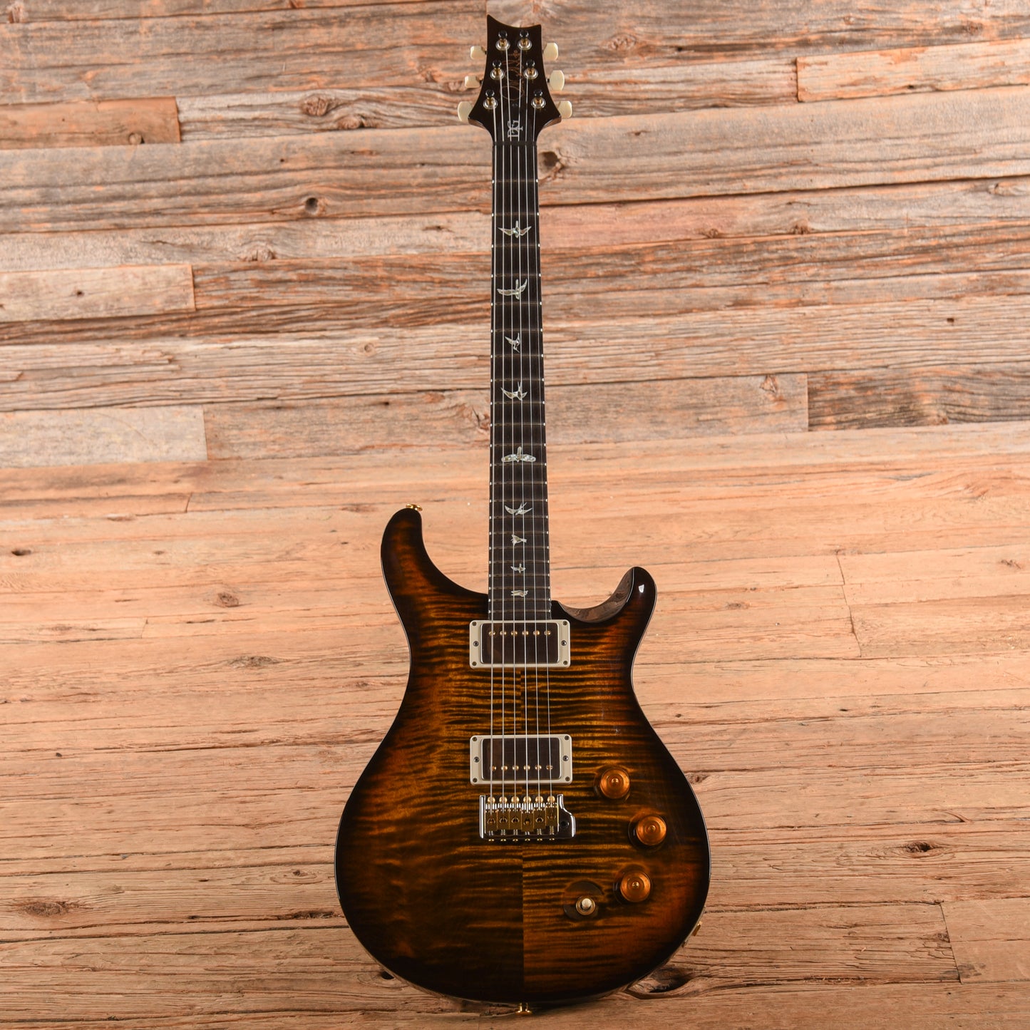 PRS DGT David Grissom Tremolo Signature 10-Top Black Gold Warp Burst 2024 Electric Guitars / Solid Body