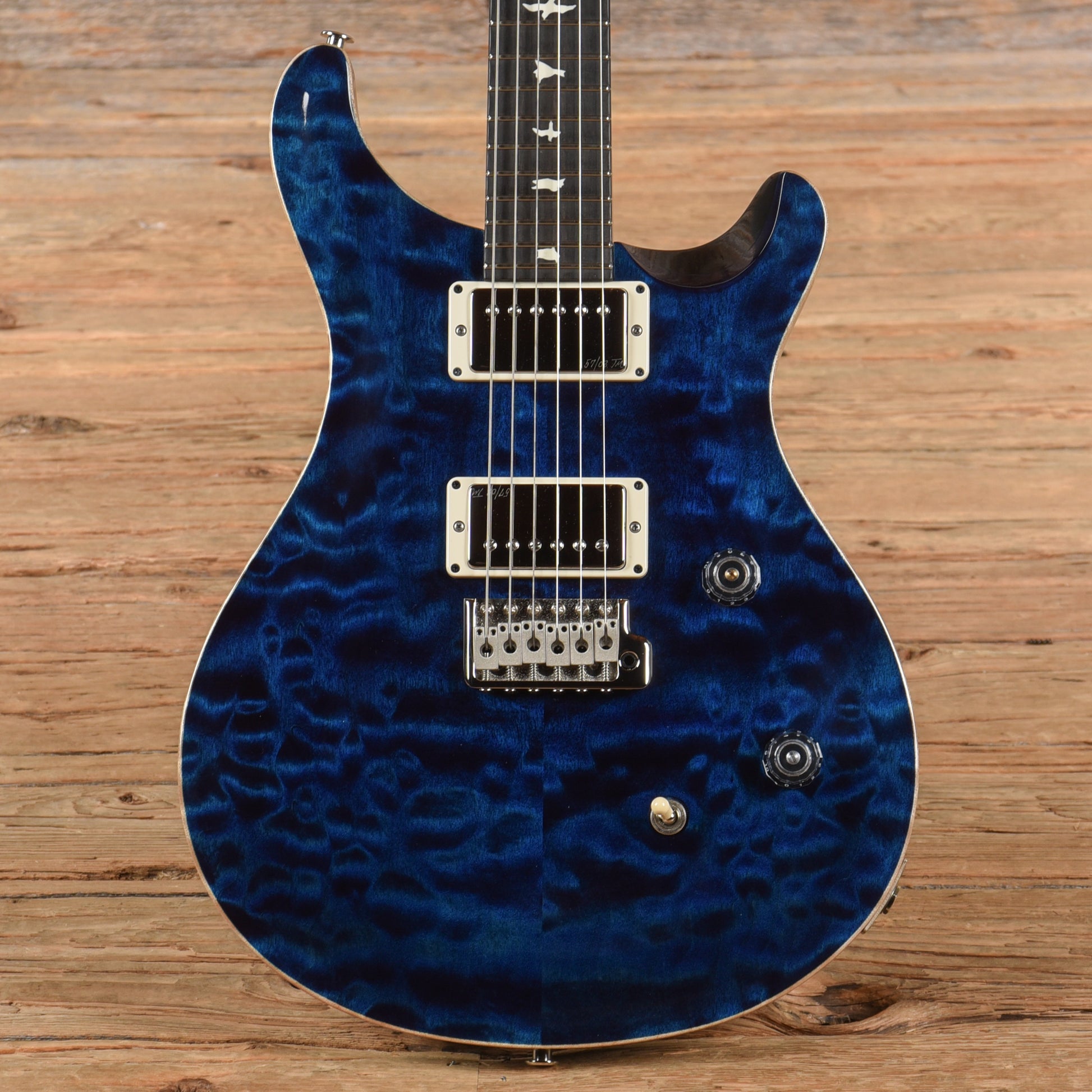 PRS Limited Edition CE 24 w/Wood Library Top Whale Blue 2023 Electric Guitars / Solid Body