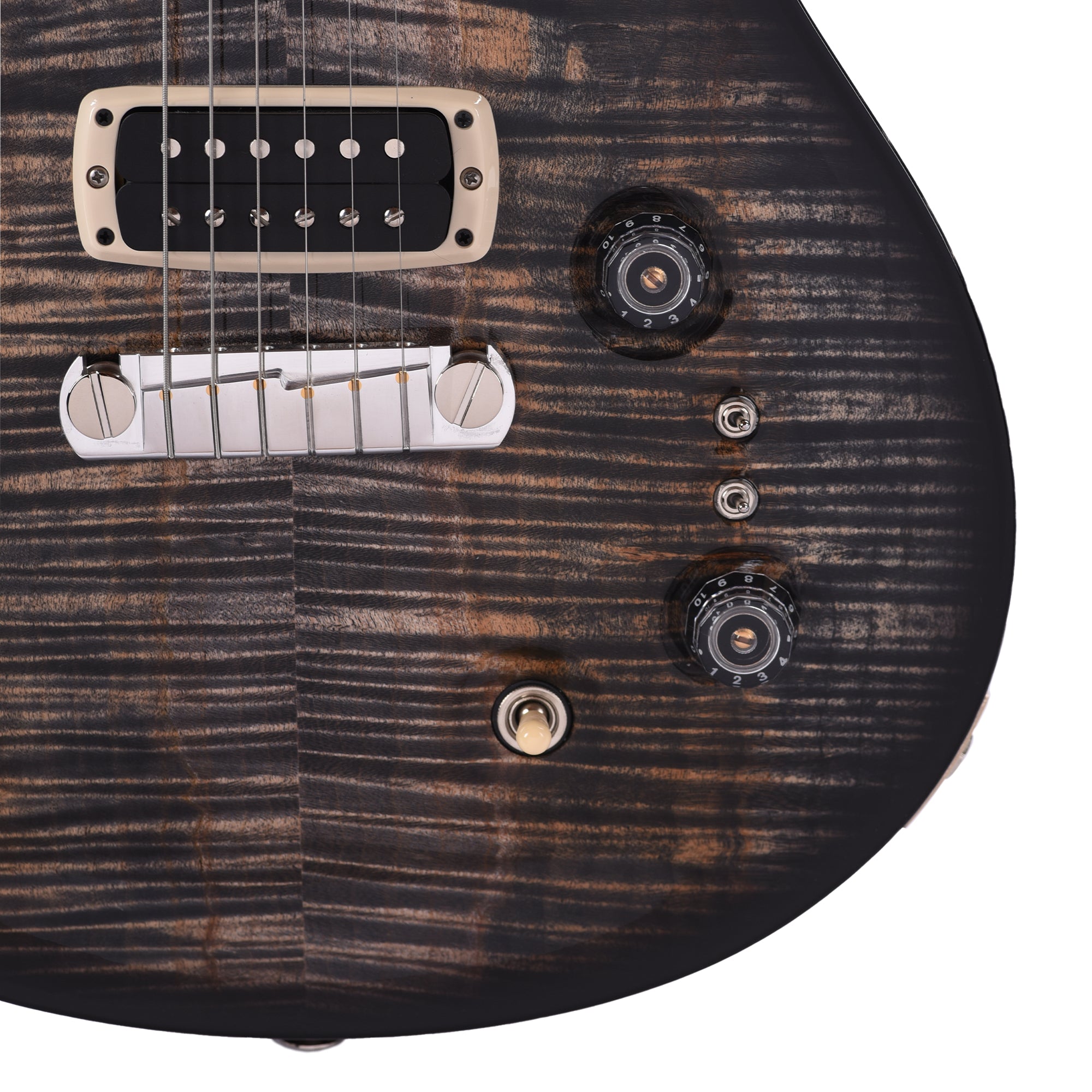 PRS Limited Edition Charcoal Phoenix w/Private Stock Grade Figured Maple Top Electric Guitars / Solid Body