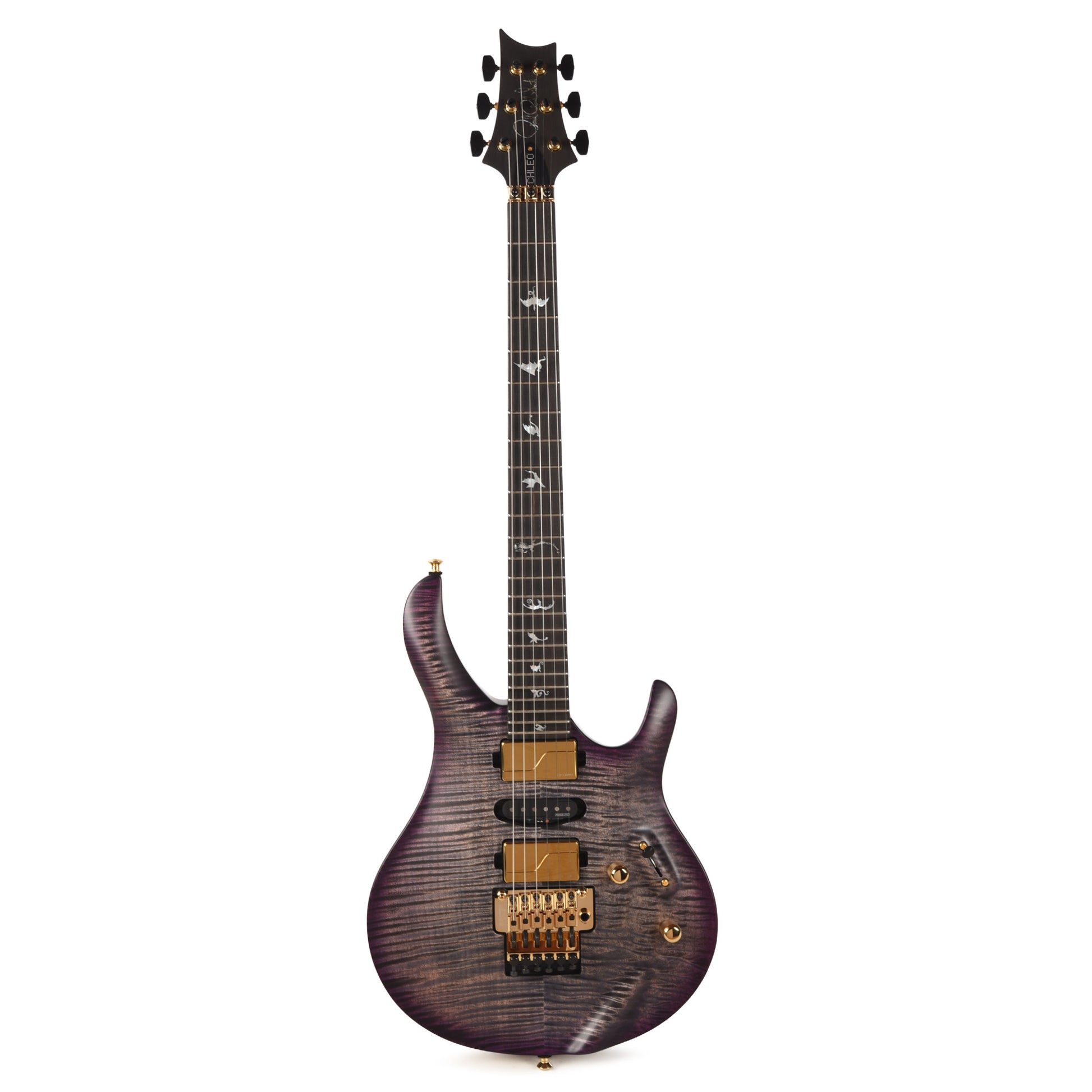 PRS Limited Edition Chleo Charcoal Purple Wraparound Burst w/Herman Li Signature Fishman Fluence Pickups Electric Guitars / Solid Body