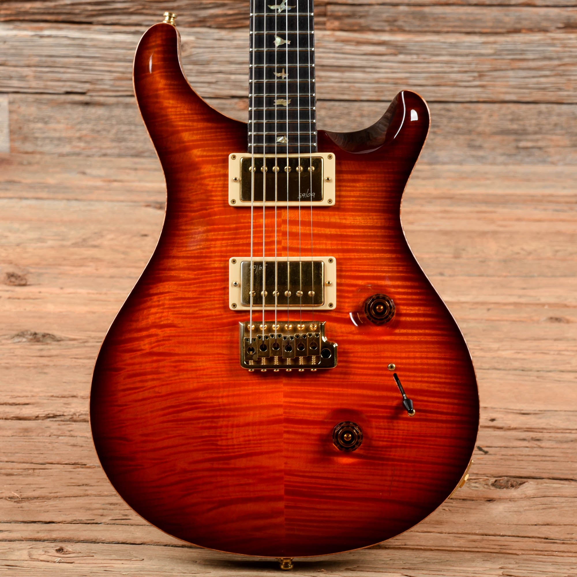 PRS Limited Edition Custom 24 Orange Haze 2010 Electric Guitars / Solid Body