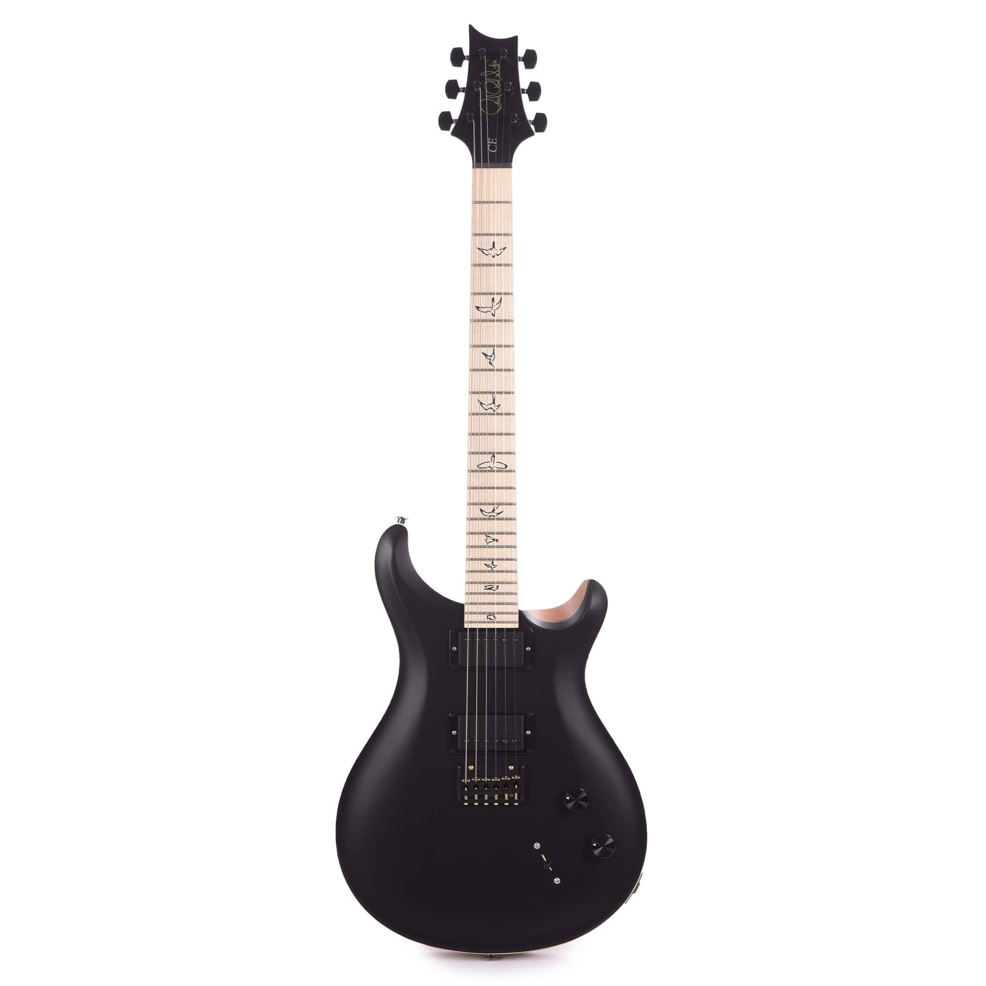 PRS Limited Edition Dustie Waring CE 24 Hardtail Black Top Electric Guitars / Solid Body