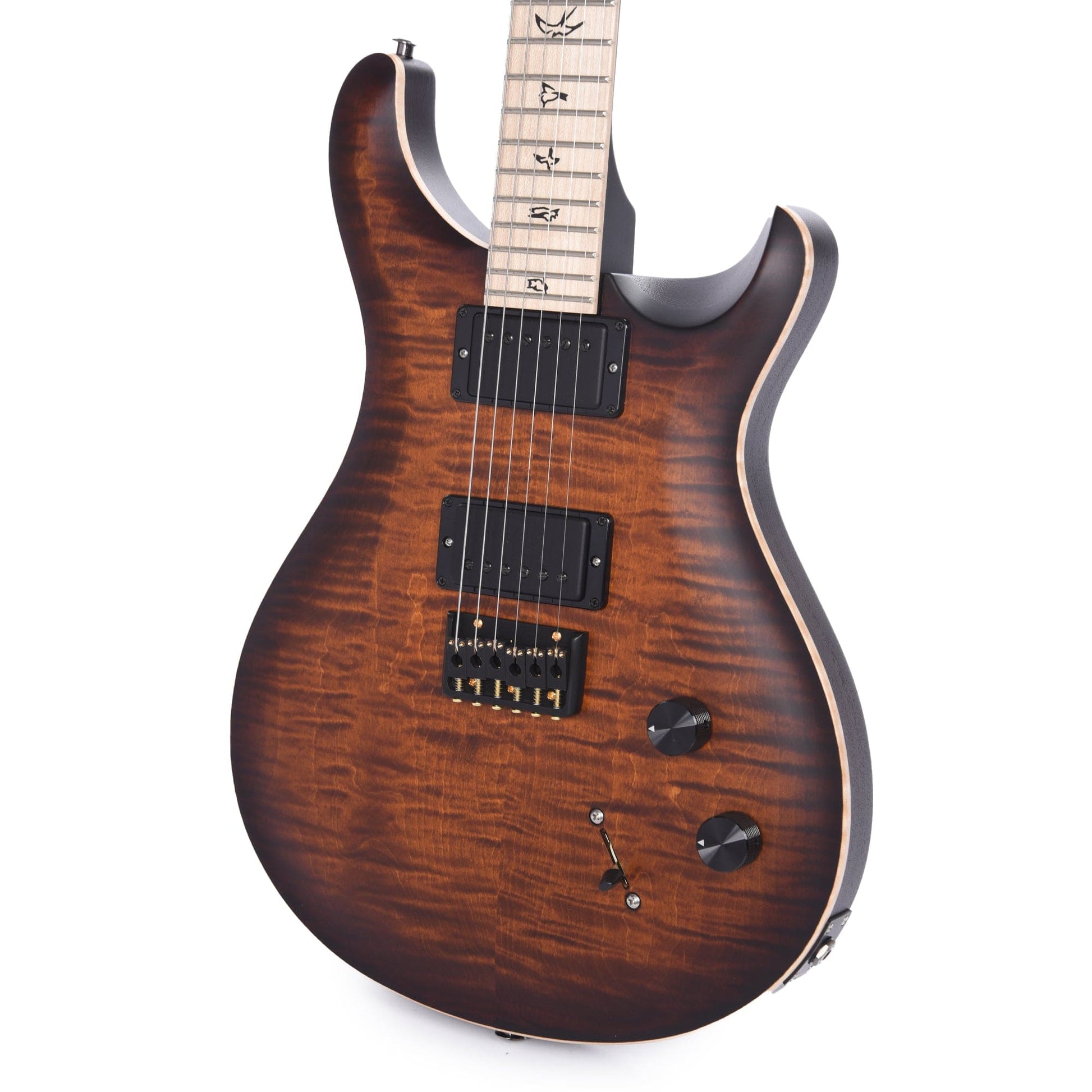 PRS Limited Edition Dustie Waring CE 24 Hardtail Burnt Amber Smokeburst Electric Guitars / Solid Body