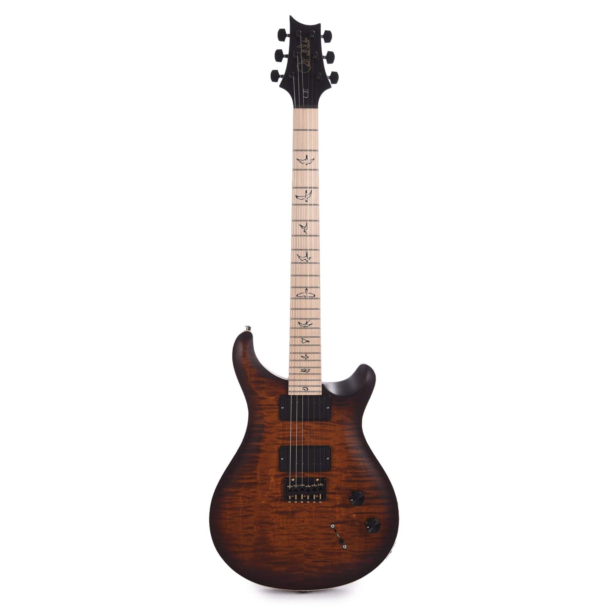 PRS Limited Edition Dustie Waring CE 24 Hardtail Burnt Amber Smokeburst Electric Guitars / Solid Body