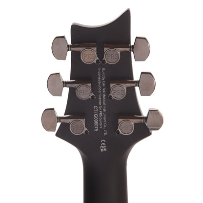 PRS Limited Edition SE Exotic Custom 24-08 Poplar Burl Charcoal Cherry Midnight Burst Electric Guitars / Solid Body