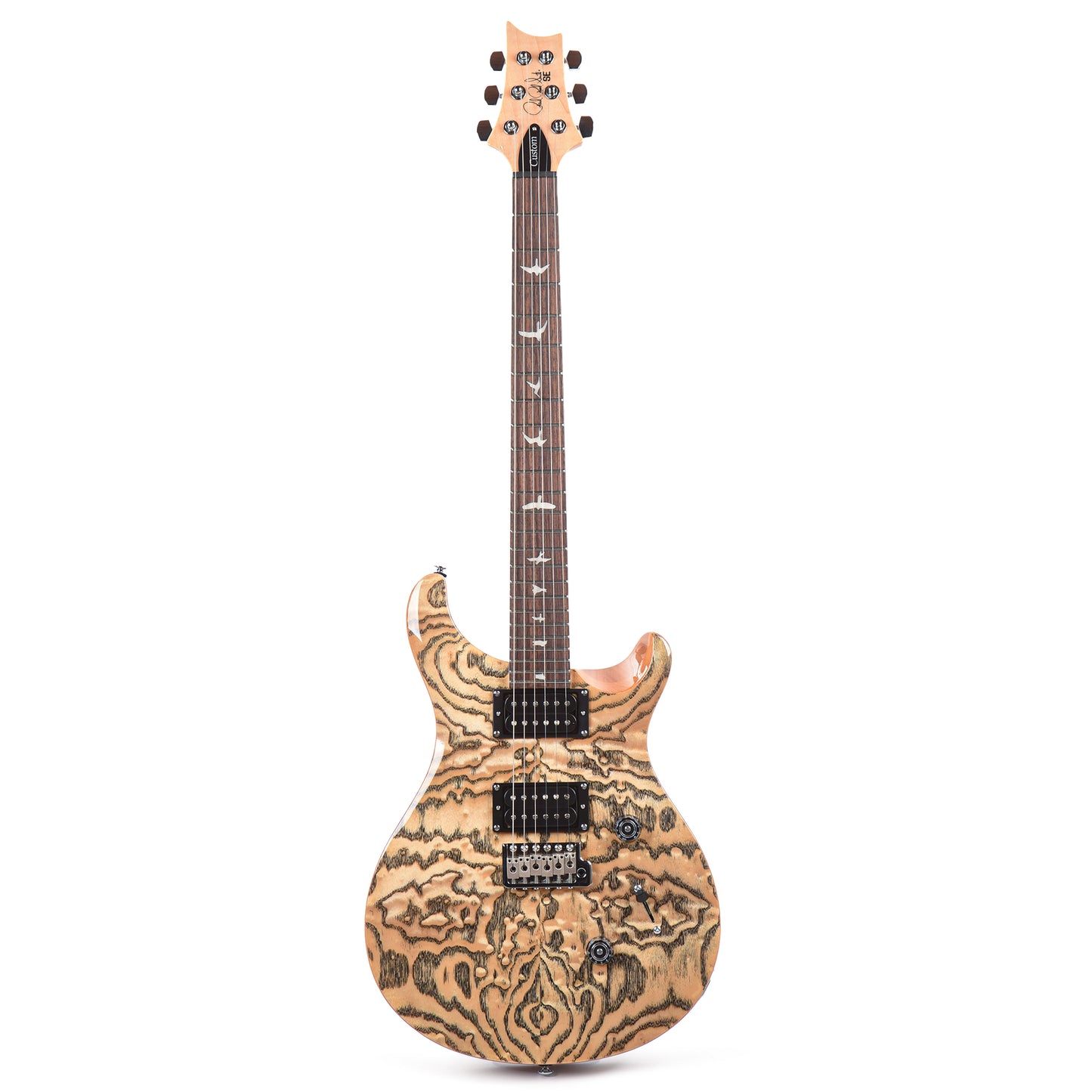 PRS Limited Edition SE Exotic Custom 24 Swamp Ash Burl Natural Electric Guitars / Solid Body
