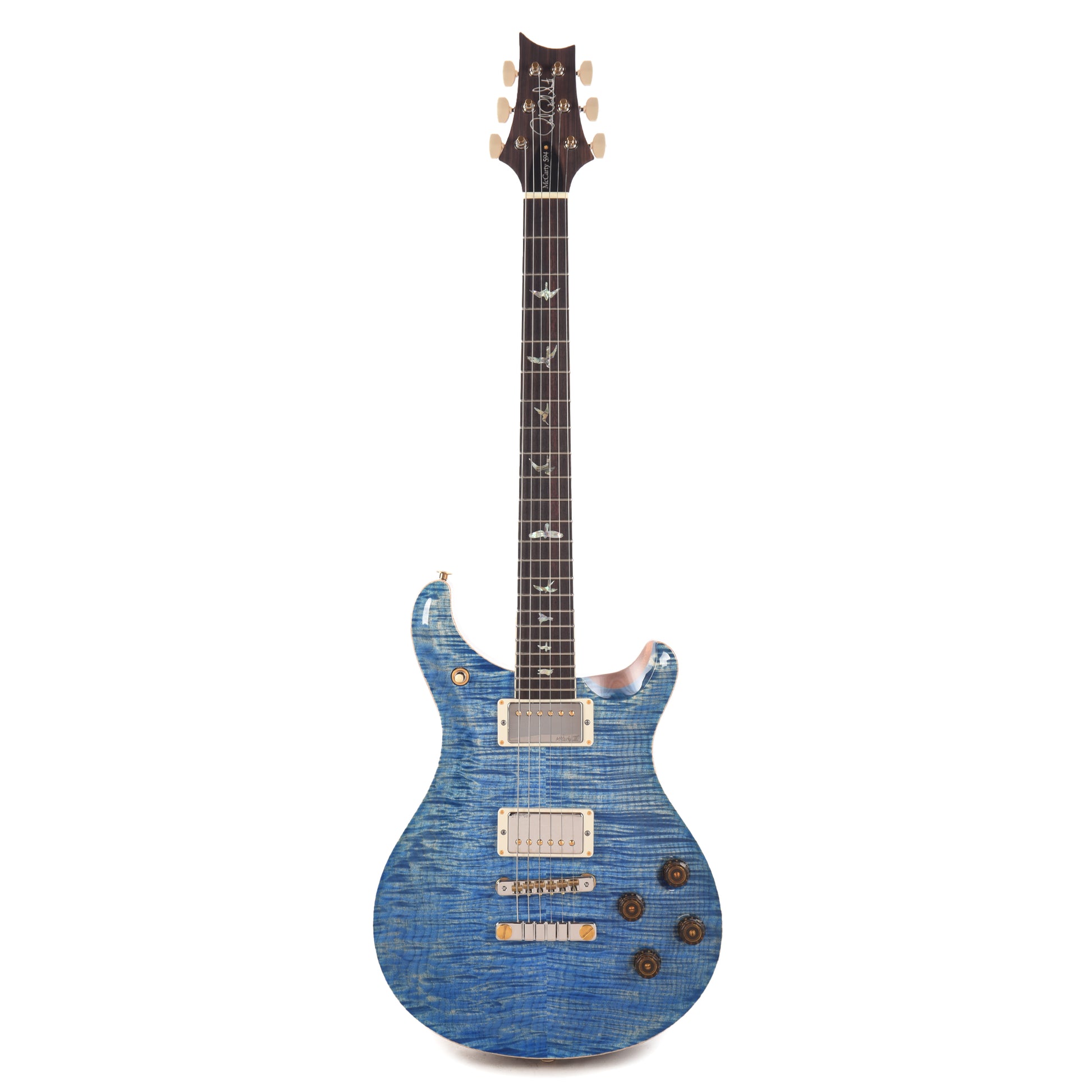 PRS McCarty 594 10 Top Faded Blue Jean Electric Guitars / Solid Body