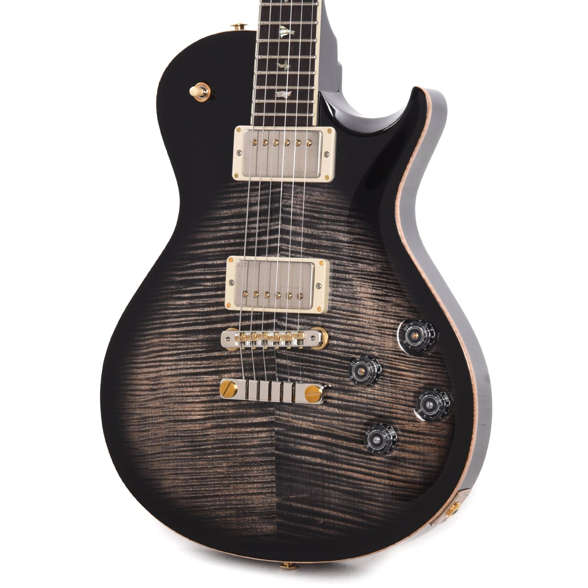 PRS McCarty Singlecut 594 10 Top Charcoal Burst Electric Guitars / Solid Body