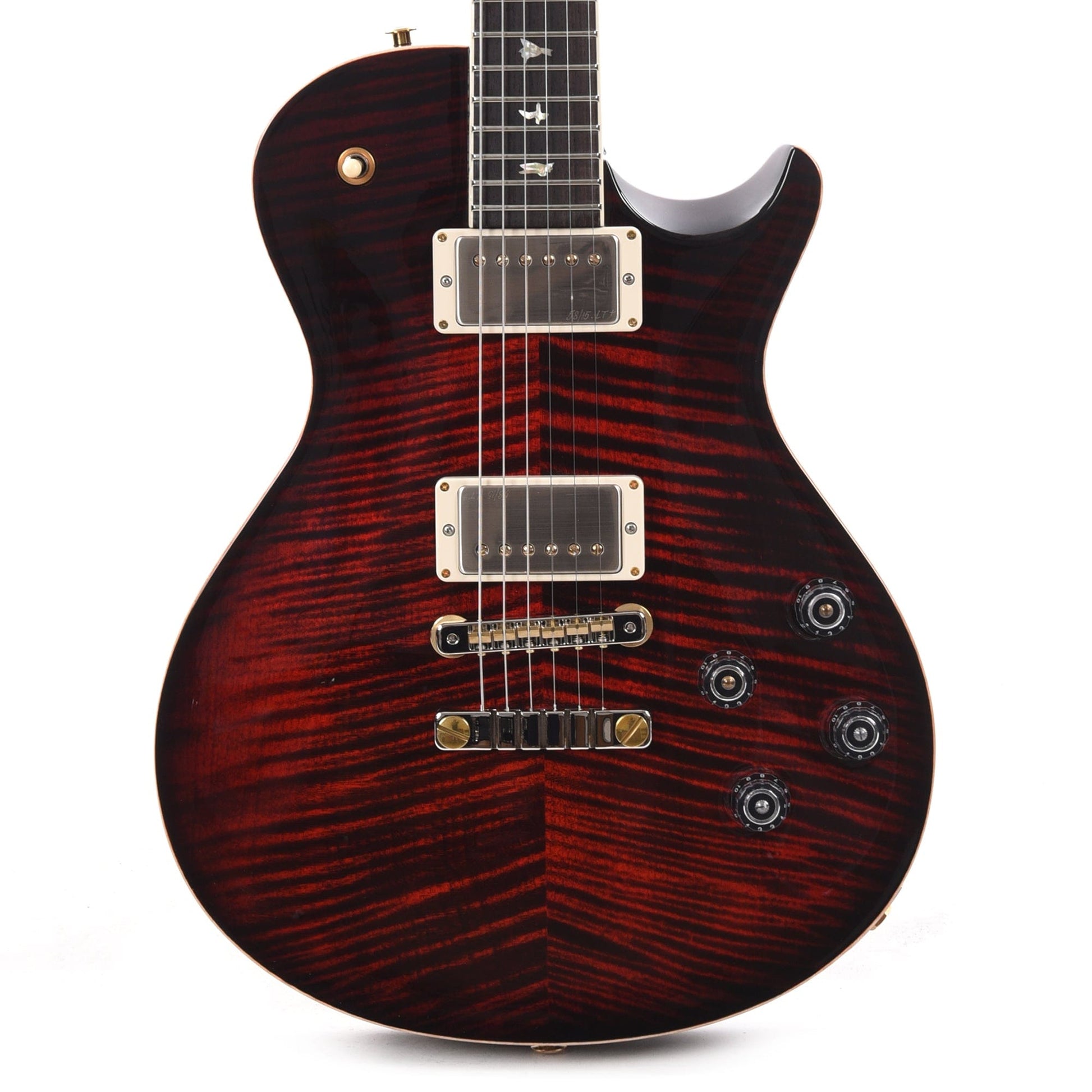 PRS McCarty Singlecut 594 10 Top Fire Red Burst Electric Guitars / Solid Body