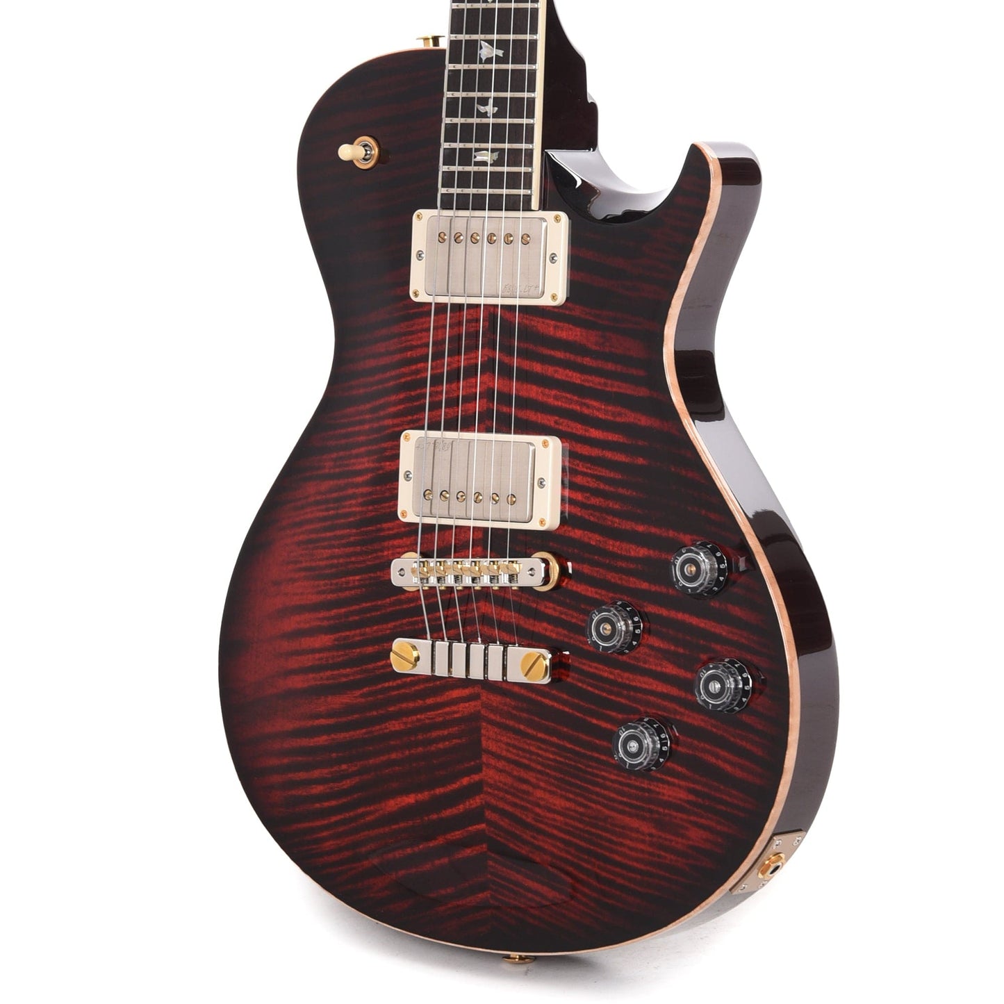 PRS McCarty Singlecut 594 10 Top Fire Red Burst Electric Guitars / Solid Body