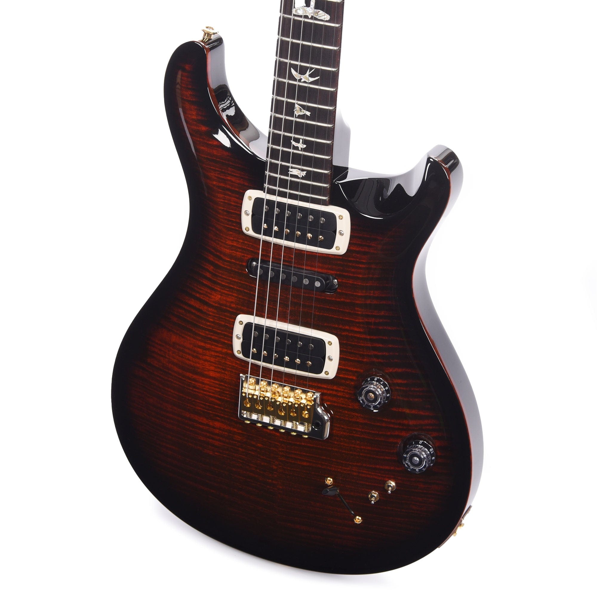 PRS Modern Eagle V 10 Top Fire Smokeburst Electric Guitars / Solid Body