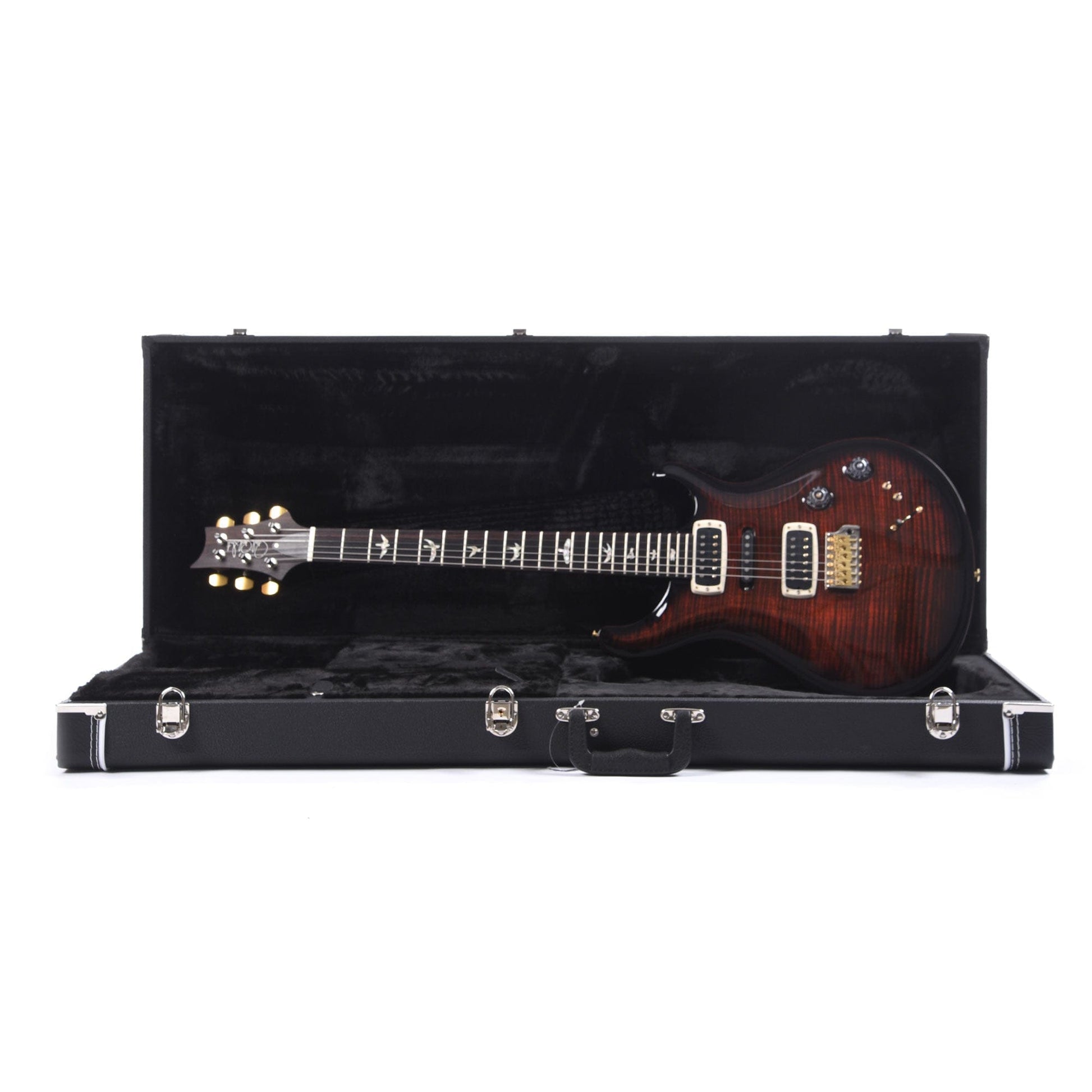 PRS Modern Eagle V 10 Top Fire Smokeburst Electric Guitars / Solid Body