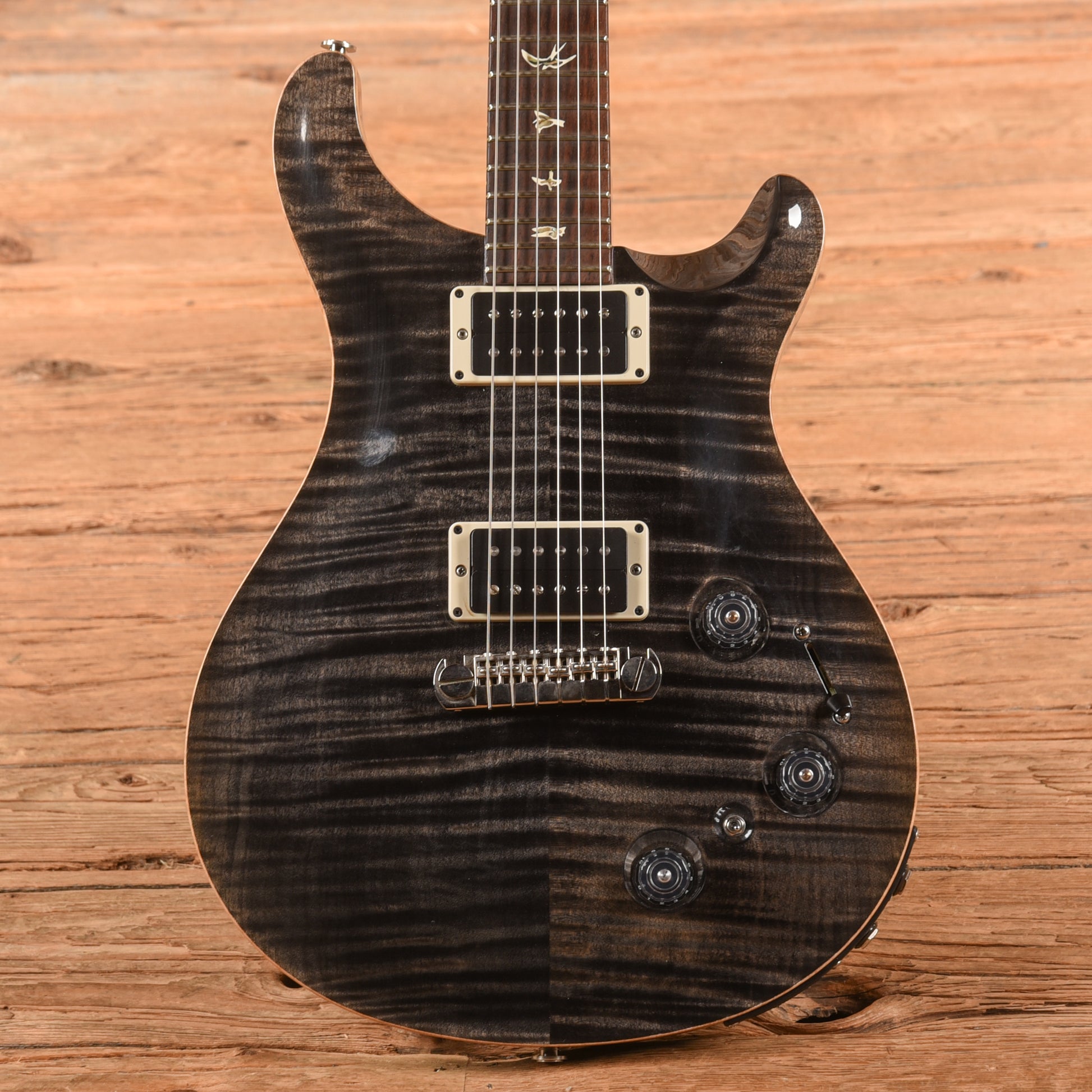 PRS P22 / Custom 22 Piezo Stoptail 10-Top Charcoal 2013 Electric Guitars / Solid Body