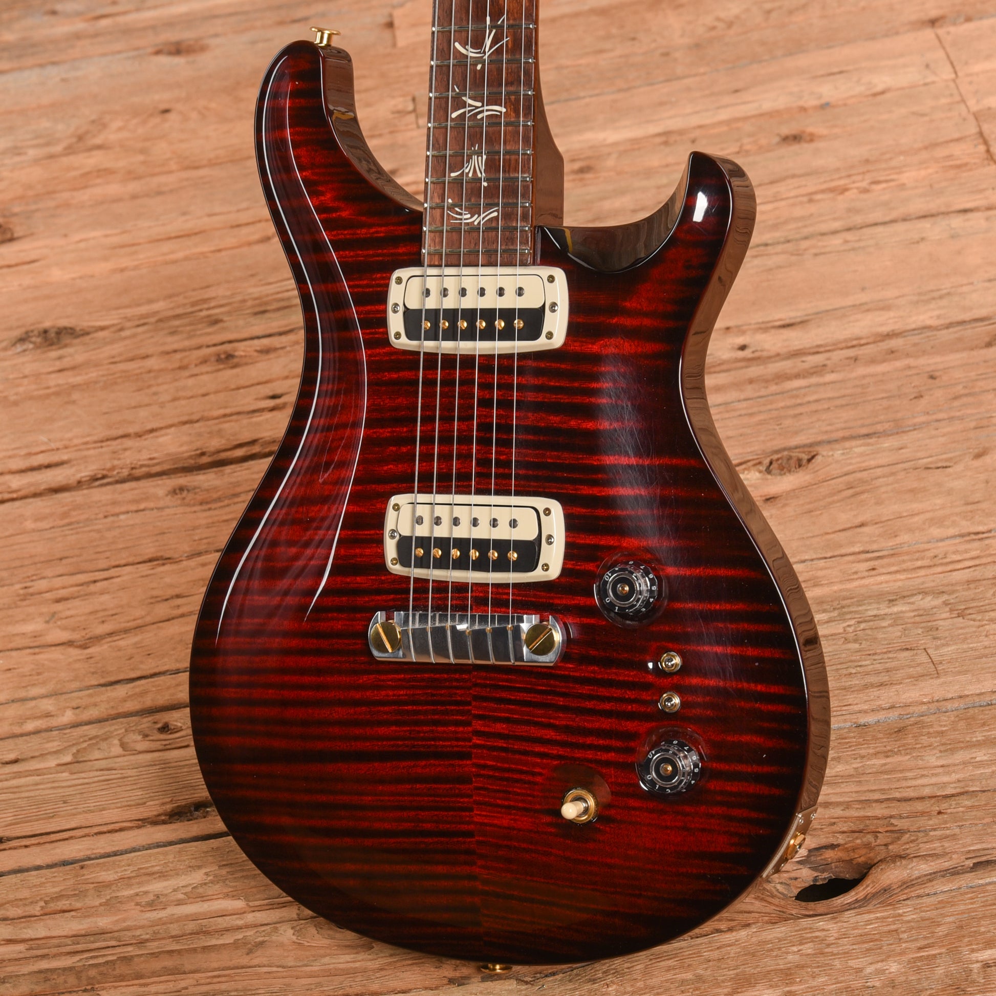 PRS Paul's Guitar 10-Top Fire Red Smokeburst Wrap 2024 Electric Guitars / Solid Body