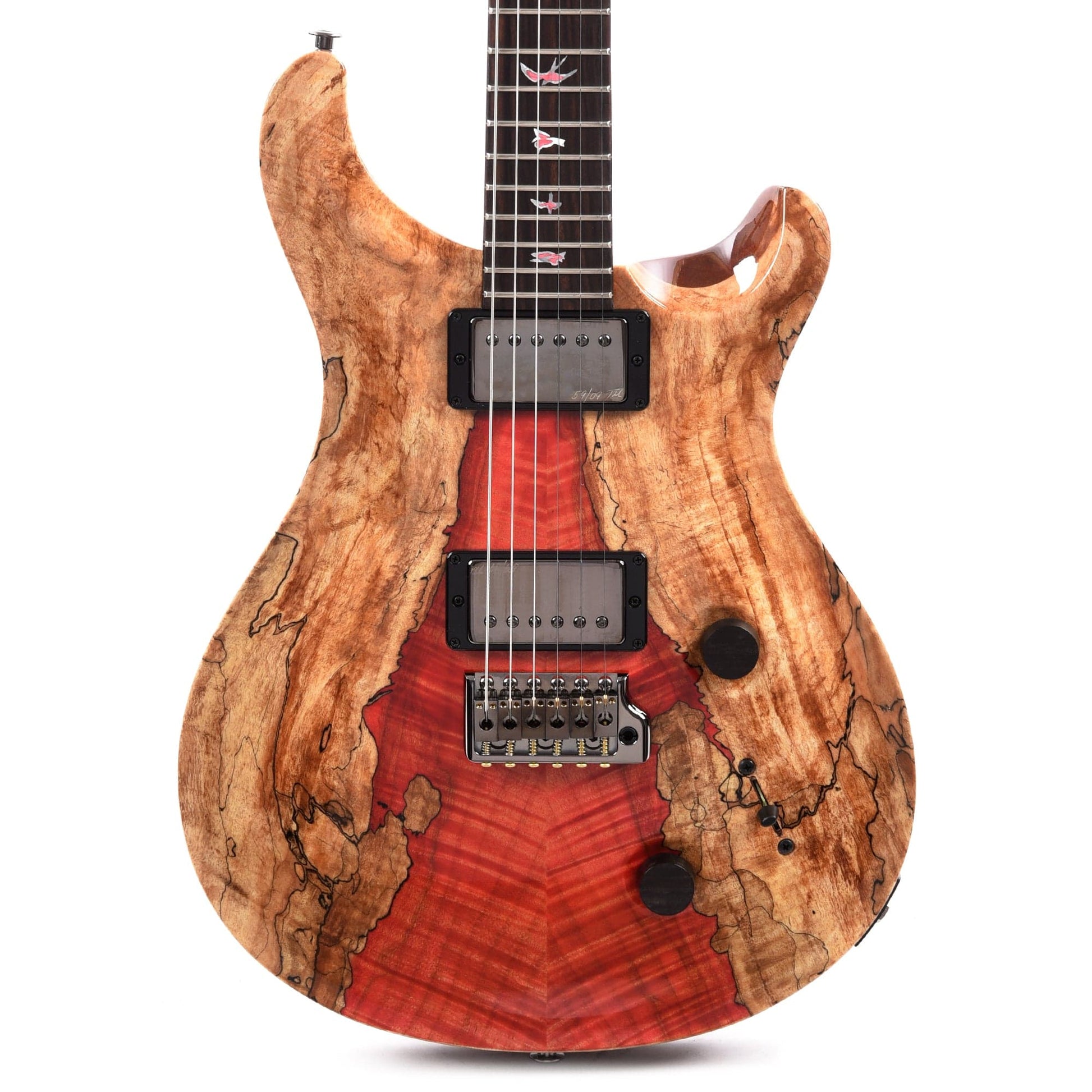 PRS Private Stock #10439 Custom 22 Salmon Spalted Maple w/Roasted Curly Maple Neck & Macassar Ebony Fingerboard Electric Guitars / Solid Body