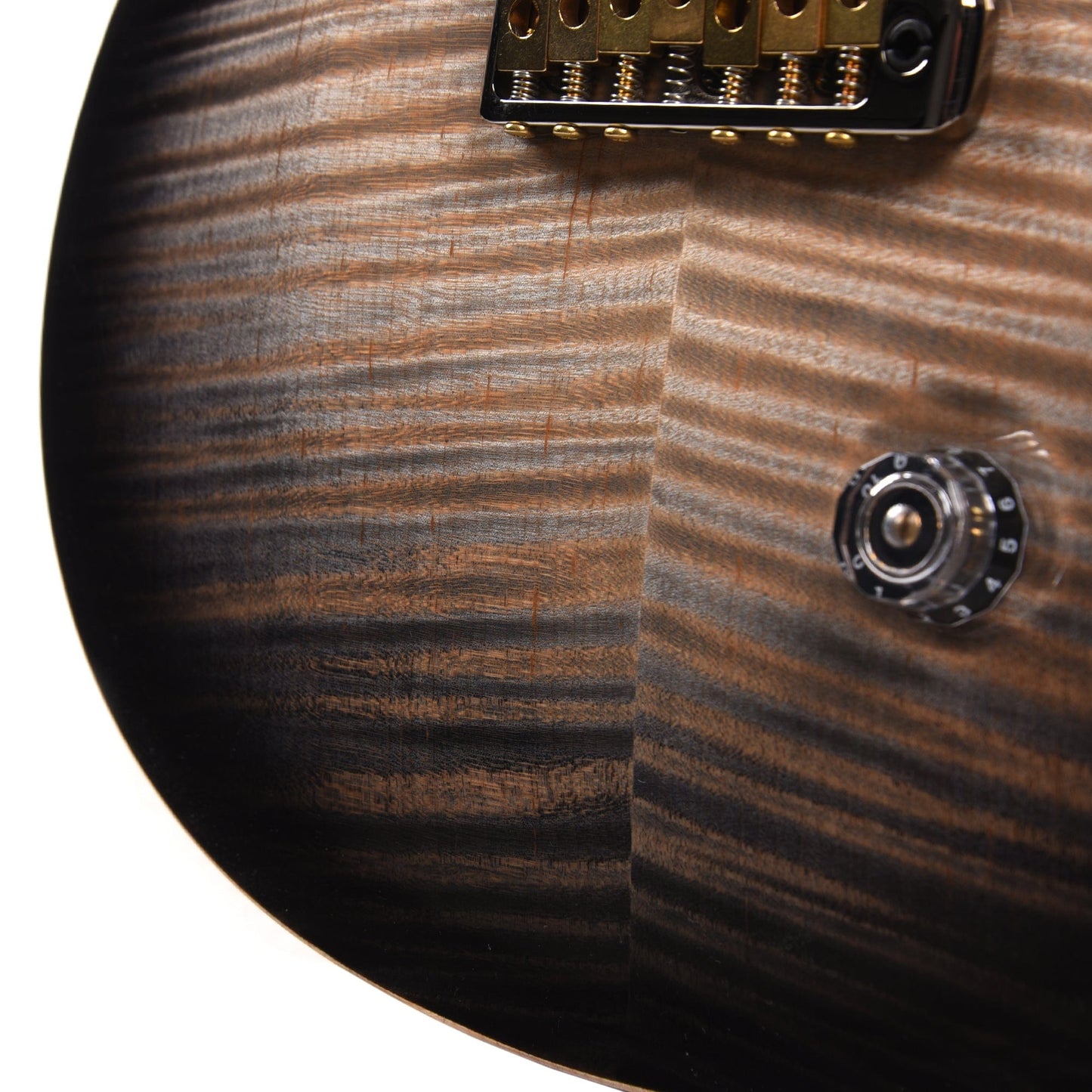 PRS Private Stock #10440 Custom 24 7-String Charcoal Glow Smoked Burst Curly Maple w/Black Limba Body & Stained Curly Maple Neck Electric Guitars / Solid Body
