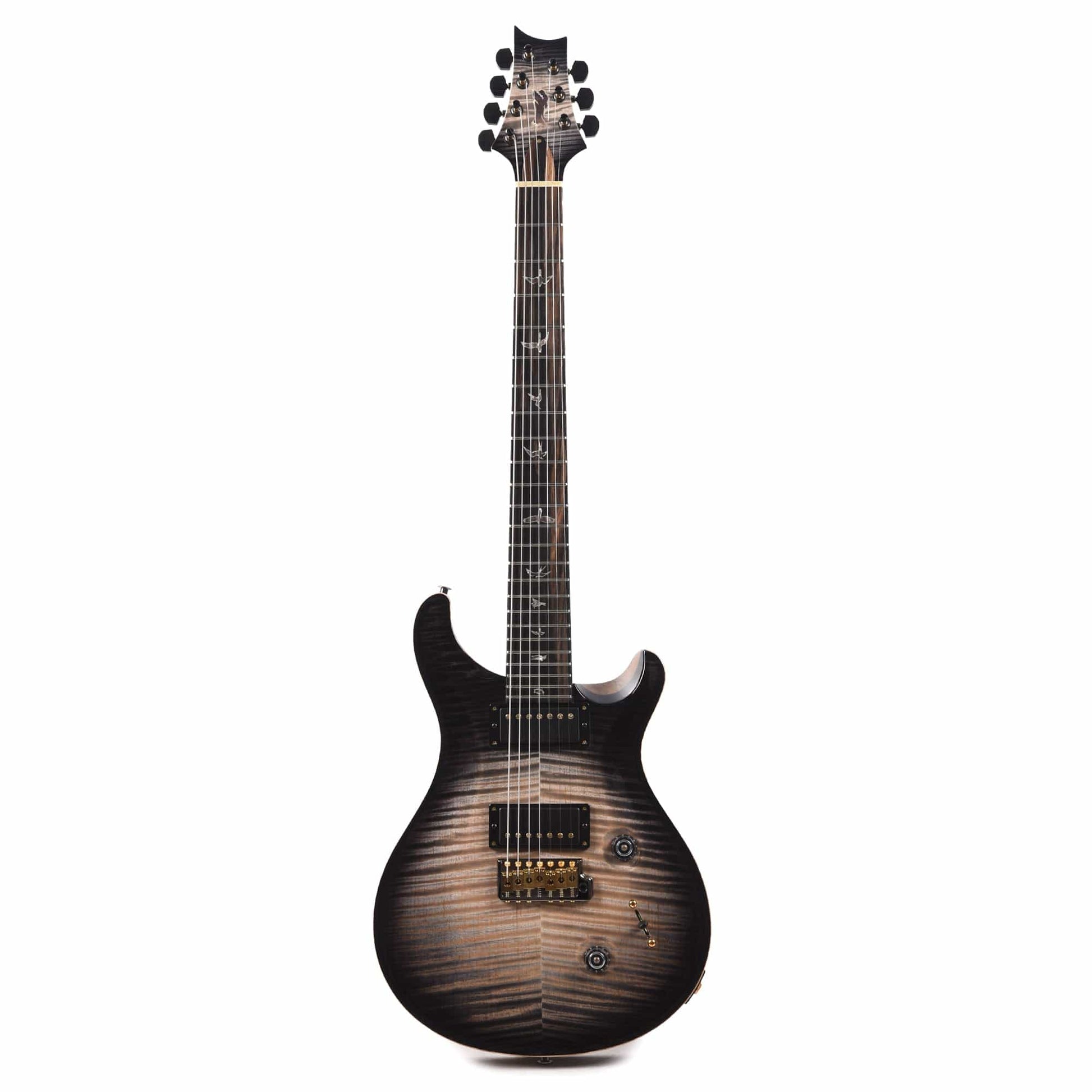 PRS Private Stock #10440 Custom 24 7-String Charcoal Glow Smoked Burst Curly Maple w/Black Limba Body & Stained Curly Maple Neck Electric Guitars / Solid Body