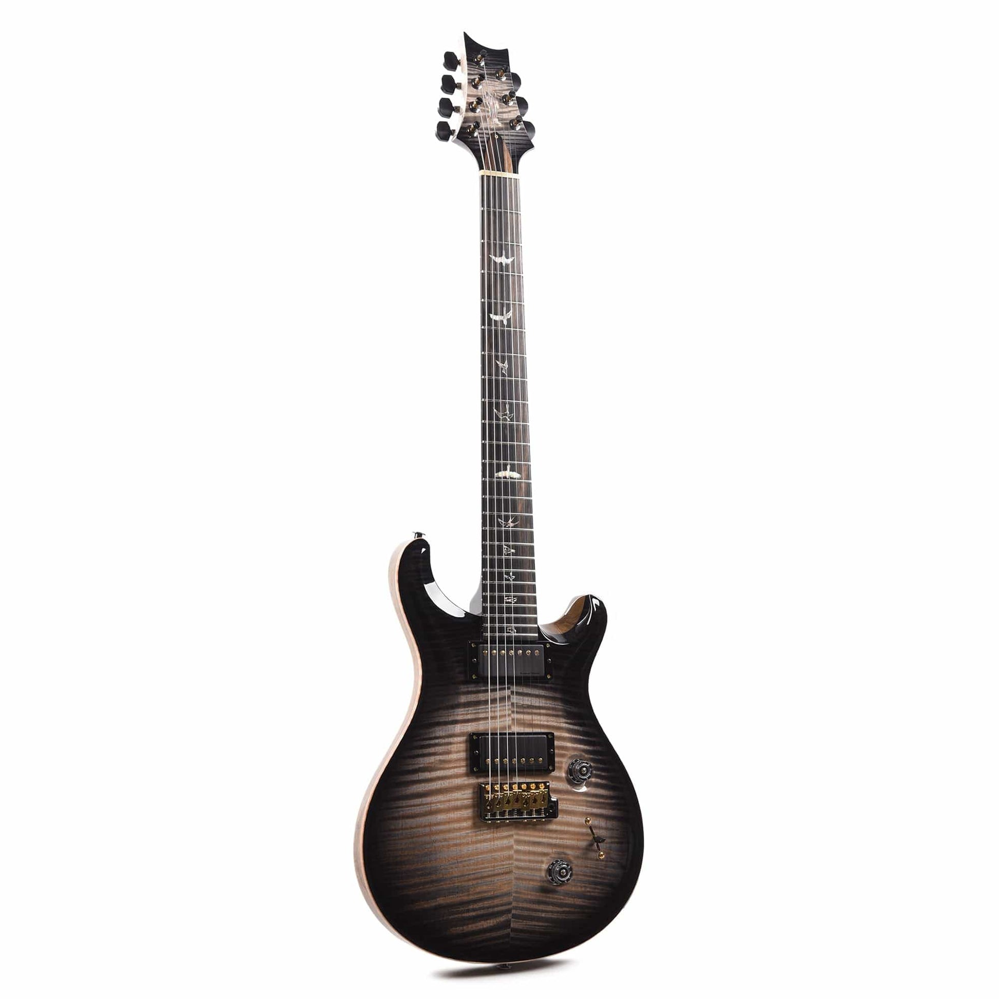 PRS Private Stock #10440 Custom 24 7-String Charcoal Glow Smoked Burst Curly Maple w/Black Limba Body & Stained Curly Maple Neck Electric Guitars / Solid Body