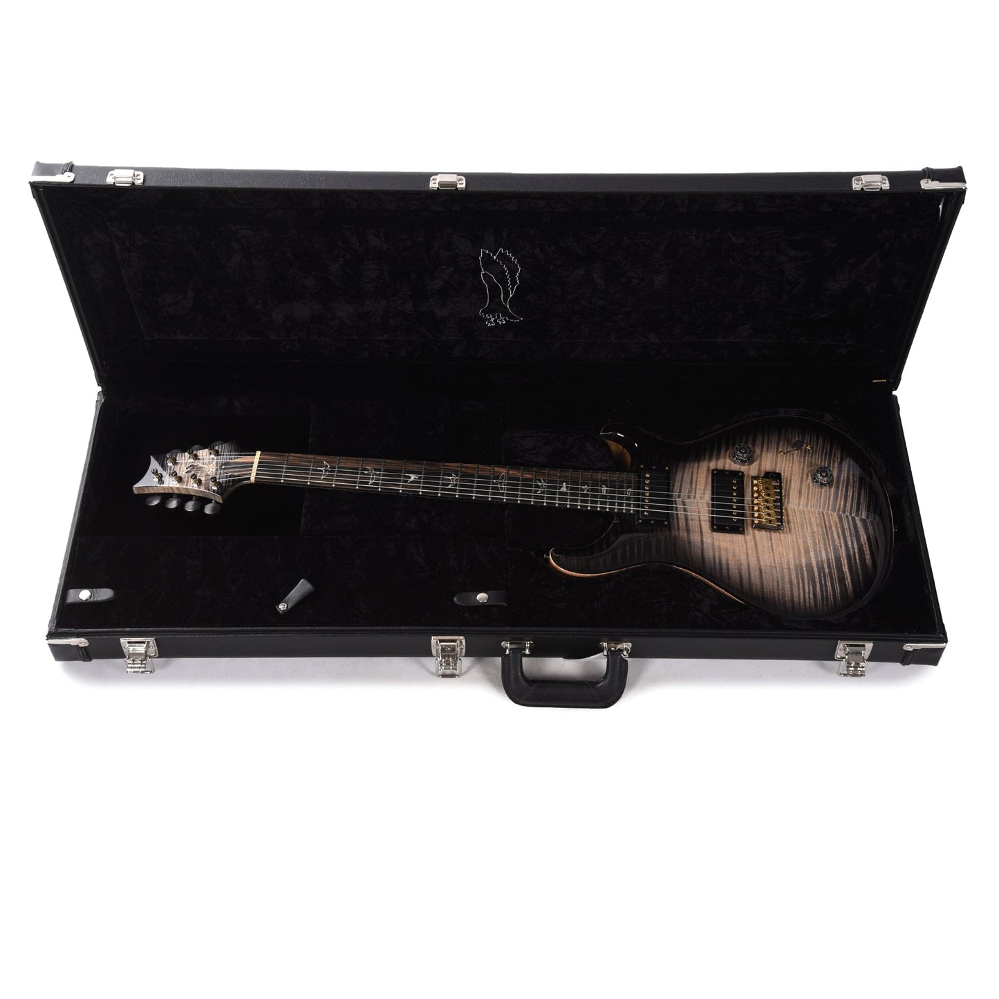PRS Private Stock #10440 Custom 24 7-String Charcoal Glow Smoked Burst Curly Maple w/Black Limba Body & Stained Curly Maple Neck Electric Guitars / Solid Body