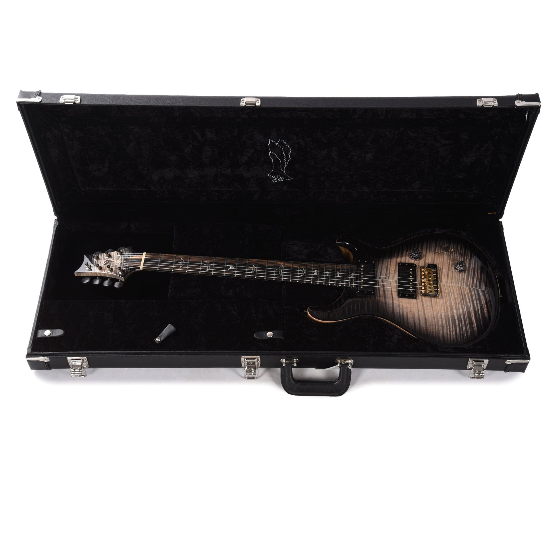 PRS Private Stock #10440 Custom 24 7-String Charcoal Glow Smoked Burst Curly Maple w/Black Limba Body & Stained Curly Maple Neck Electric Guitars / Solid Body