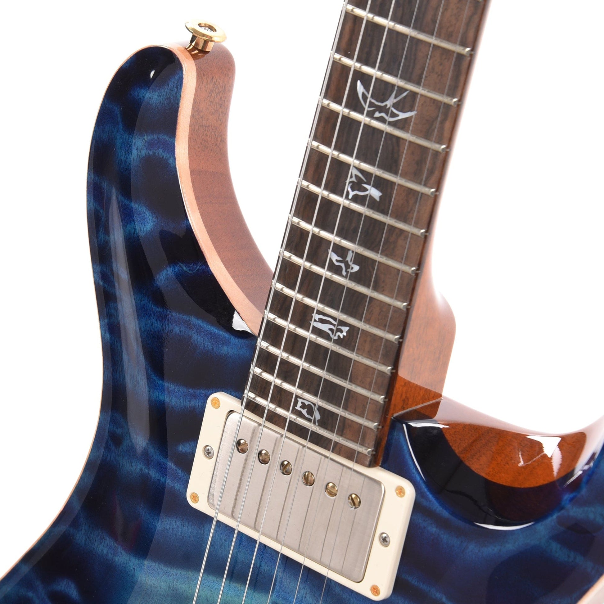 PRS Private Stock #10442 Custom 24 Aqua Violet Glow Quilt Maple w/Figured Mahogany Neck & Exotic Ebony Fingerboard Electric Guitars / Solid Body