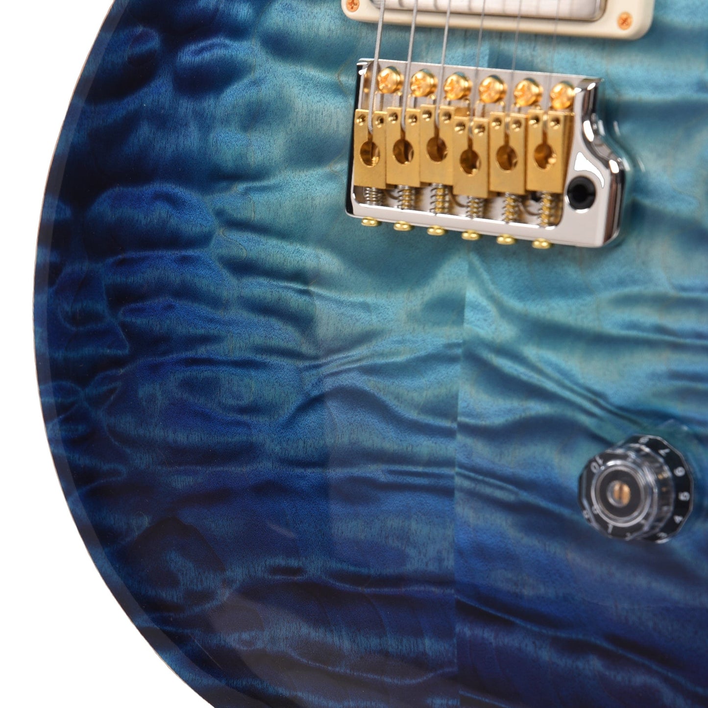 PRS Private Stock #10442 Custom 24 Aqua Violet Glow Quilt Maple w/Figured Mahogany Neck & Exotic Ebony Fingerboard Electric Guitars / Solid Body