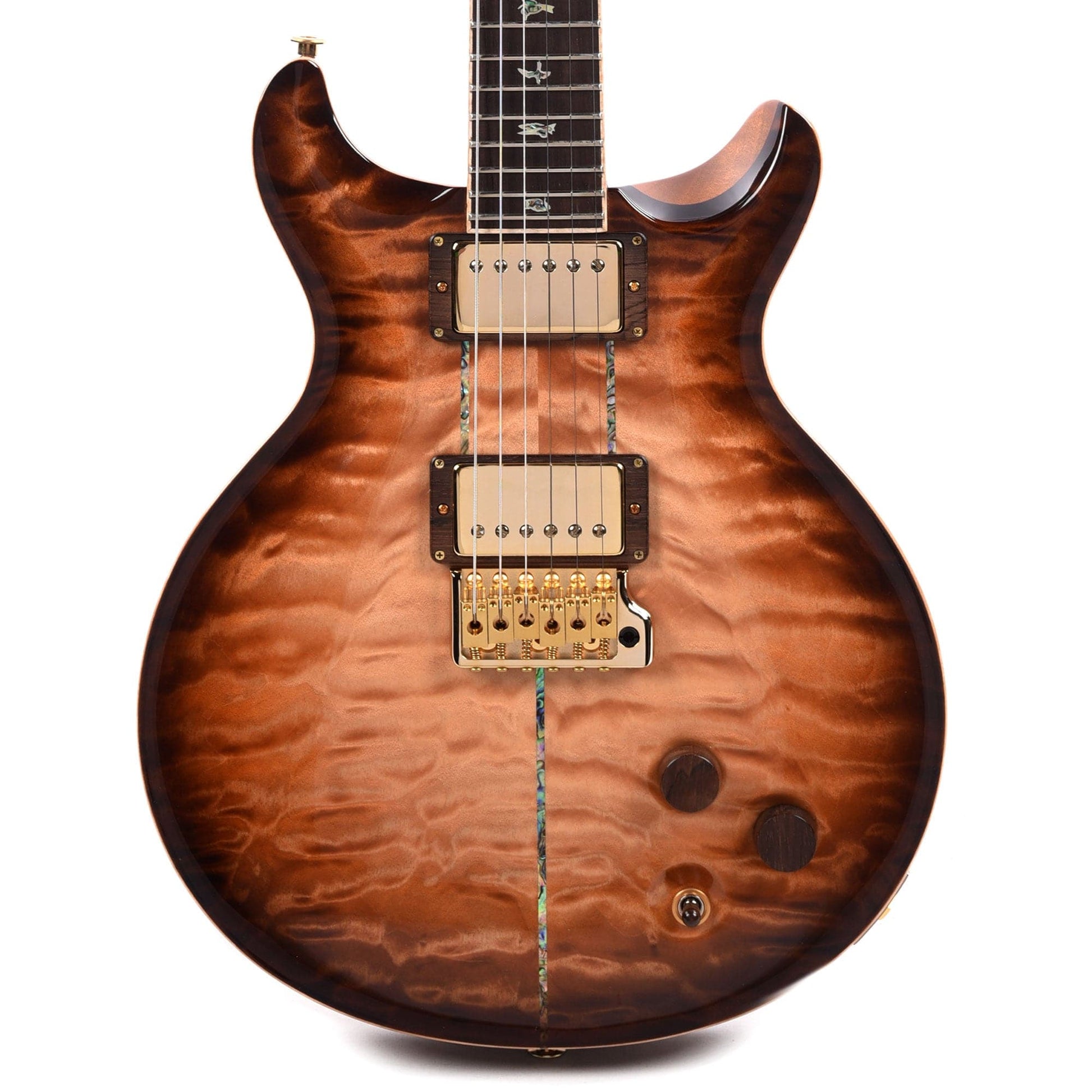 PRS Private Stock #10455 Santana II Copperhead Glow Smoked Burst Quilt Maple w/East Indian Rosewood Neck & Brazilian Rosewood Fingerboard Electric Guitars / Solid Body