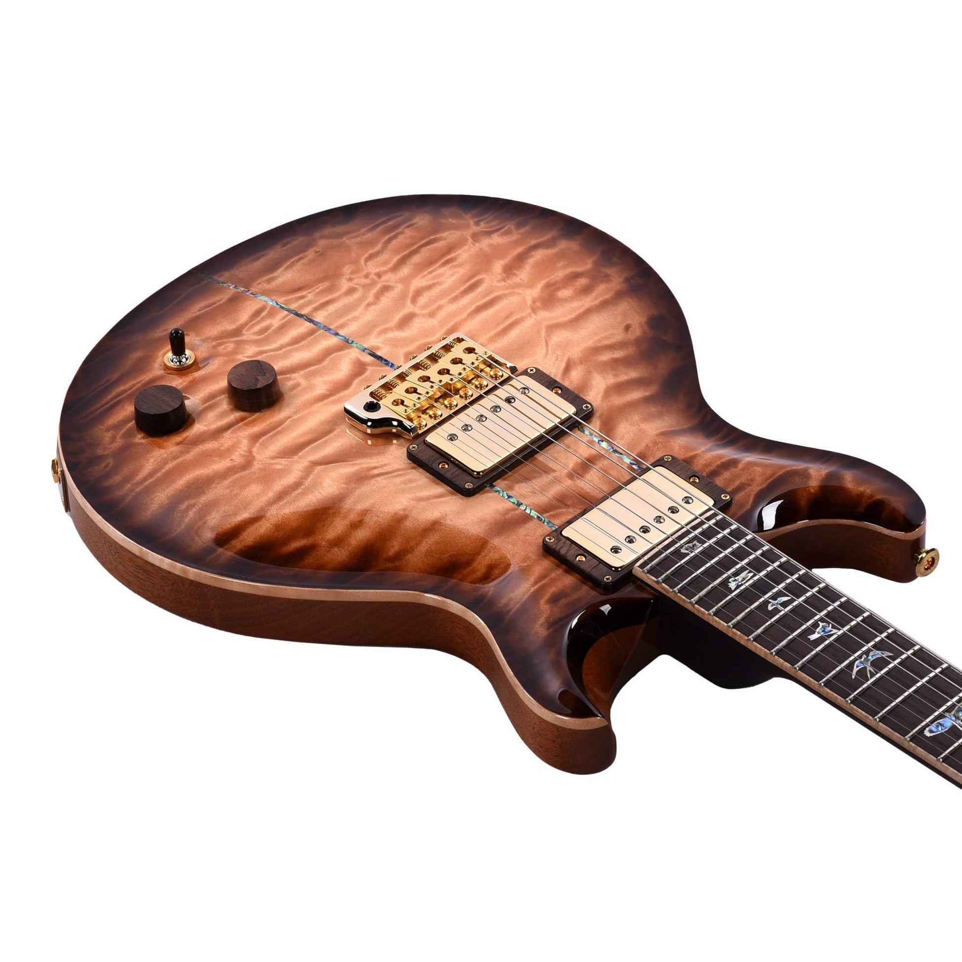 PRS Private Stock #10455 Santana II Copperhead Glow Smoked Burst Quilt Maple w/East Indian Rosewood Neck & Brazilian Rosewood Fingerboard Electric Guitars / Solid Body