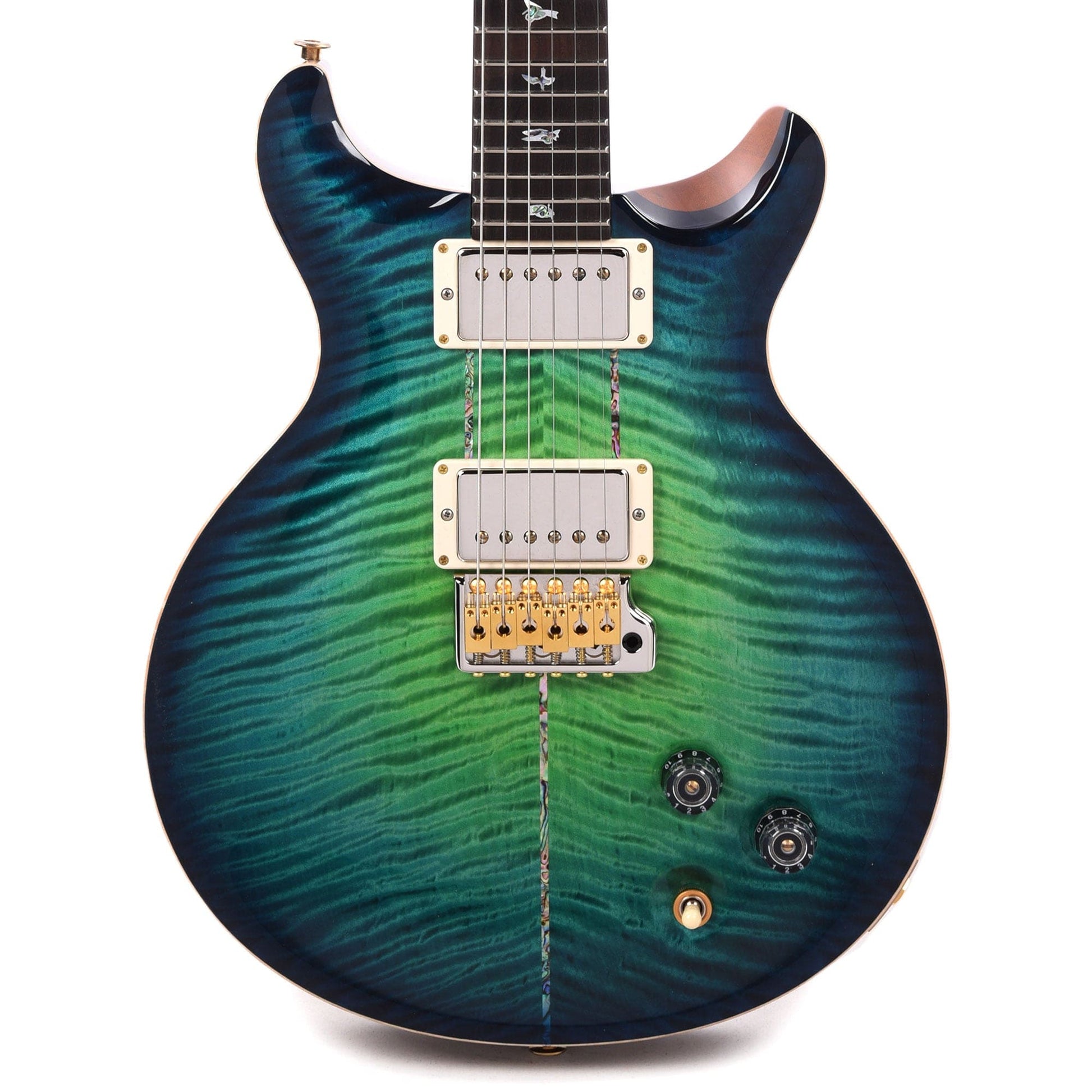 PRS Private Stock #10456 Santana II Laguna Glow Smoked Burst Curly Maple w/Figured Mahogany Neck & Brazilian Rosewood Fingerboard Electric Guitars / Solid Body