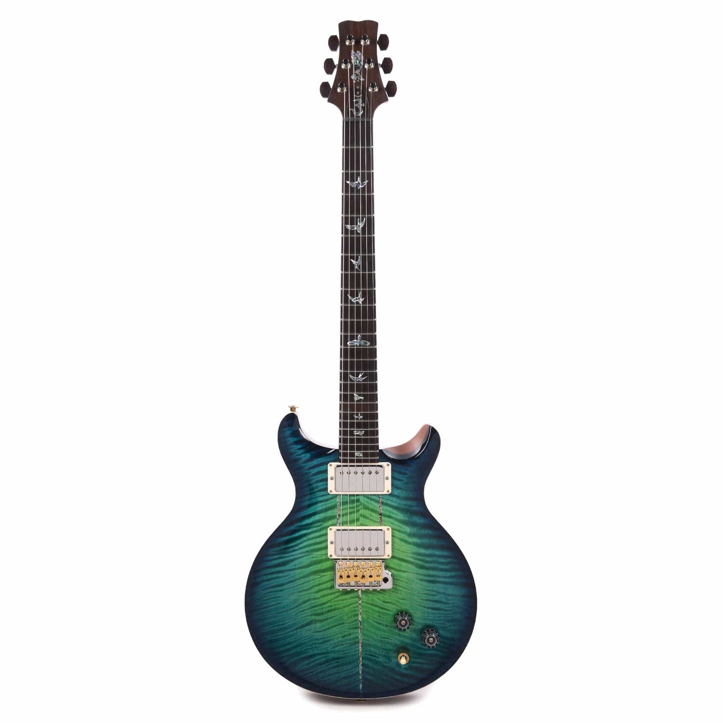 PRS Private Stock #10456 Santana II Laguna Glow Smoked Burst Curly Maple w/Figured Mahogany Neck & Brazilian Rosewood Fingerboard Electric Guitars / Solid Body