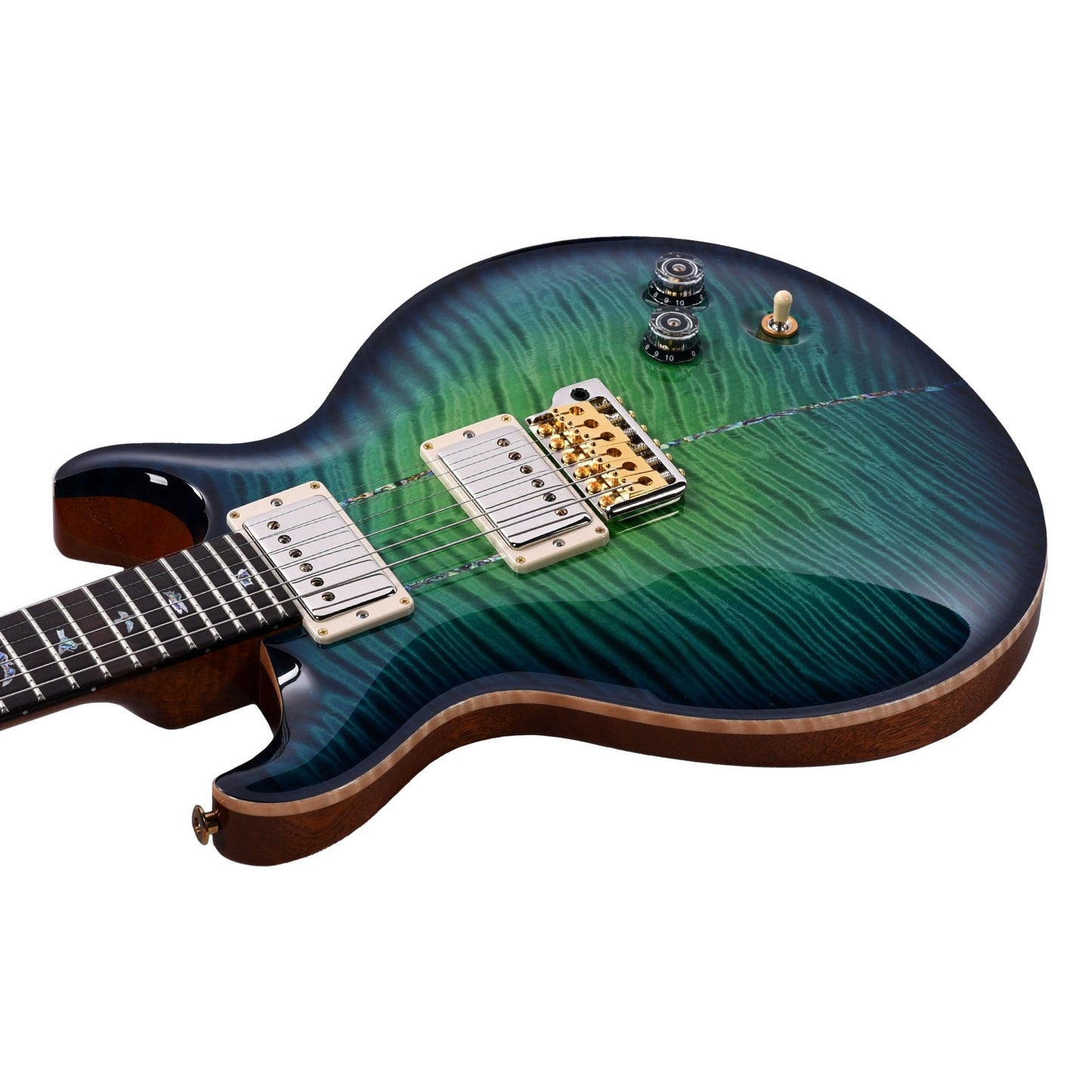 PRS Private Stock #10456 Santana II Laguna Glow Smoked Burst Curly Maple w/Figured Mahogany Neck & Brazilian Rosewood Fingerboard Electric Guitars / Solid Body