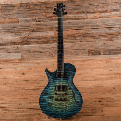 PRS Private Stock #11494 McCarty 594 Singlecut Quilted Maple/Black Limba Subzero Glow 2024 LEFTY Electric Guitars / Solid Body