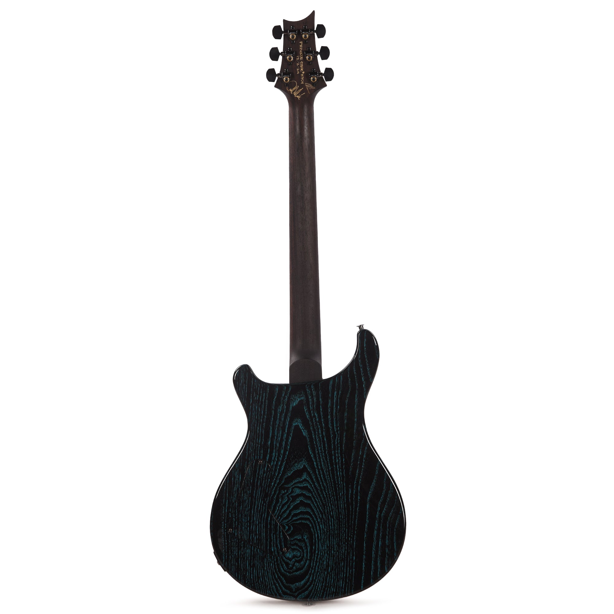 PRS Private Stock #11754 Custom 24 Stoptail Curly Maple/Swamp Ash Sub Zero Glow w/Rosewood Bats in Flight Inlay Electric Guitars / Solid Body
