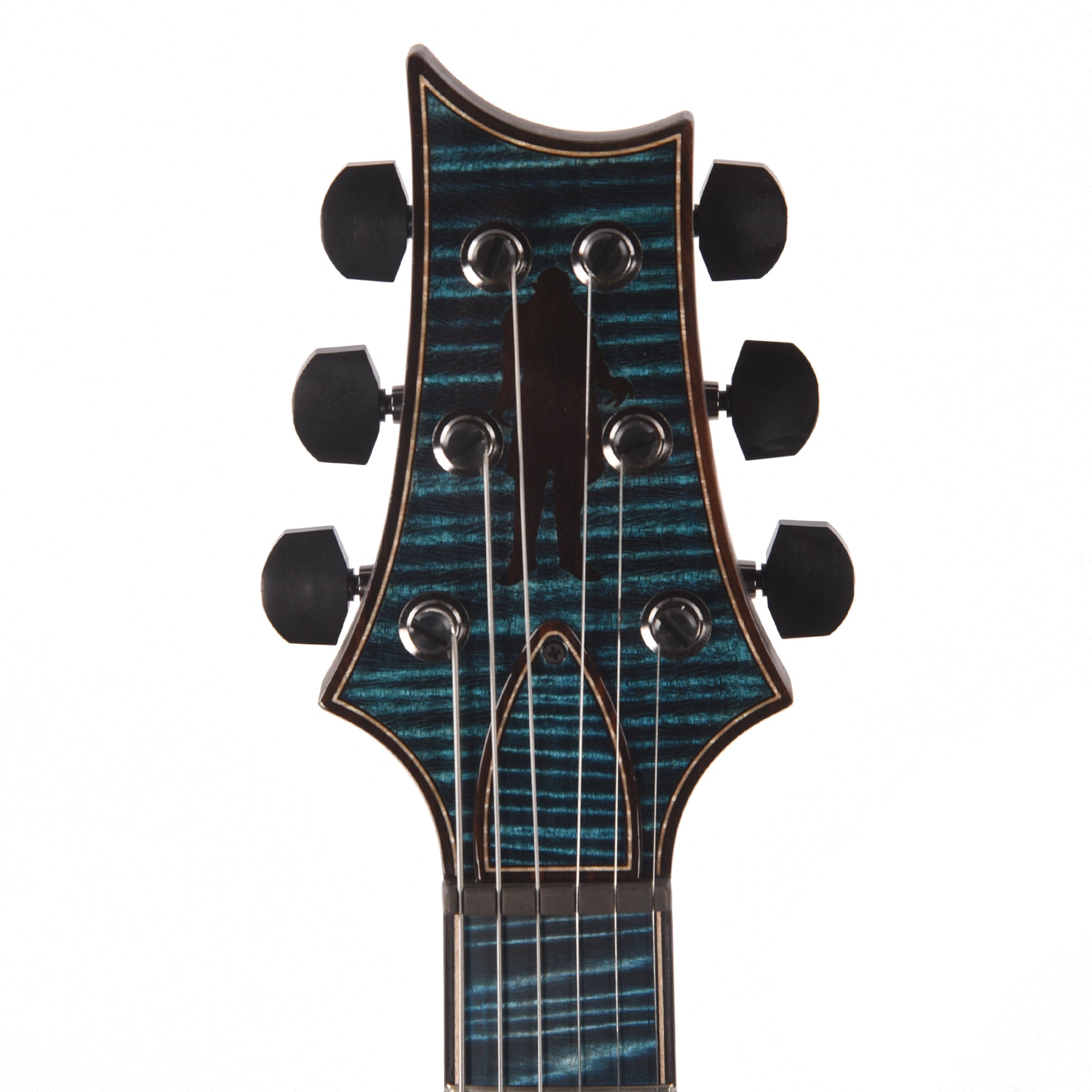 PRS Private Stock #11754 Custom 24 Stoptail Curly Maple/Swamp Ash Sub Zero Glow w/Rosewood Bats in Flight Inlay Electric Guitars / Solid Body