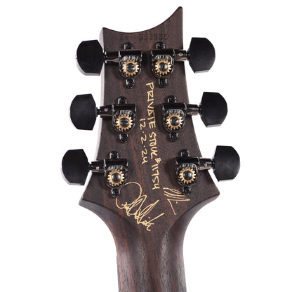PRS Private Stock #11754 Custom 24 Stoptail Curly Maple/Swamp Ash Sub Zero Glow w/Rosewood Bats in Flight Inlay Electric Guitars / Solid Body