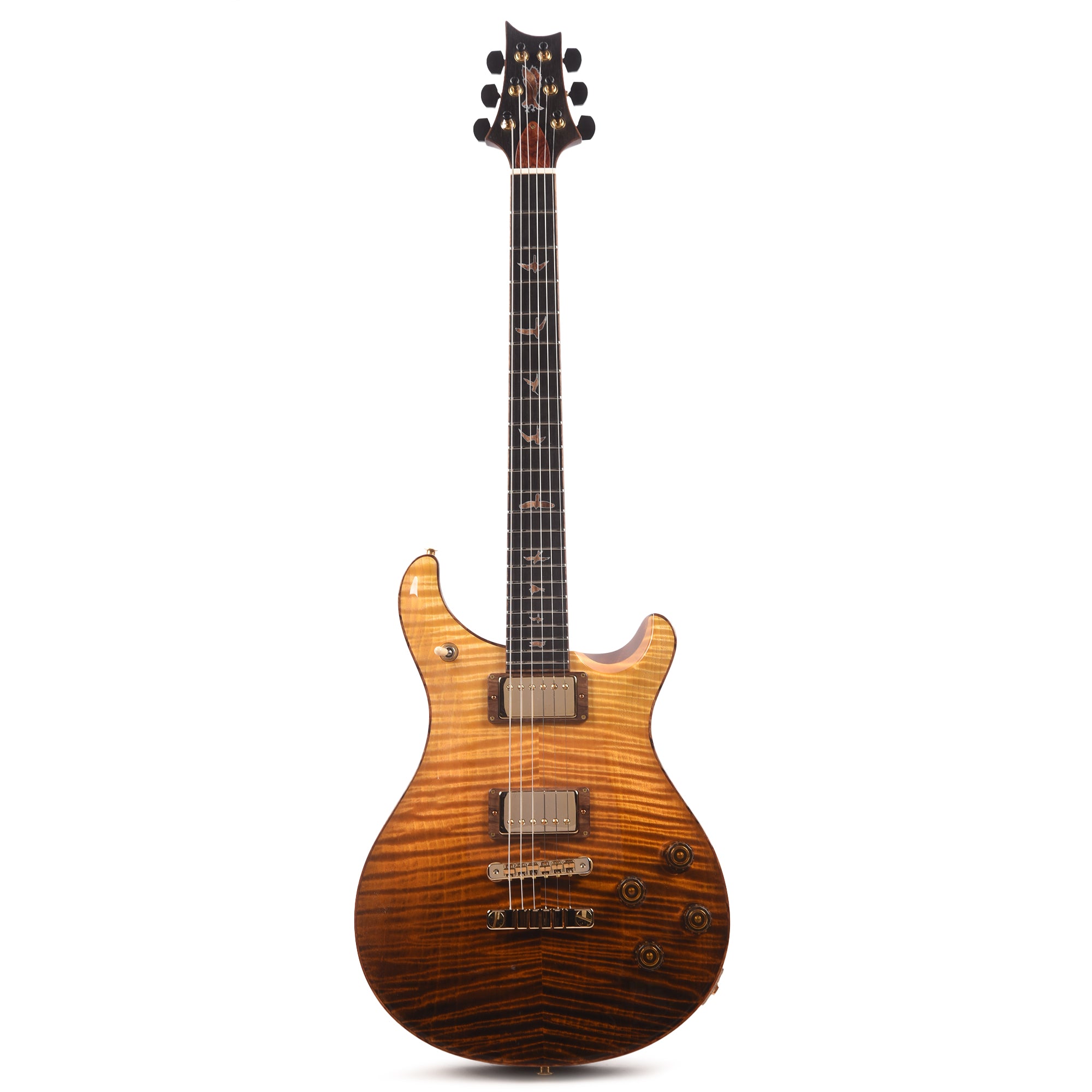 PRS Private Stock #11755 McCarty 594 Curly Maple/African Mahogany Sandstorm w/Hormigo Neck, Binding, Inlays, Rings, & Backplate Electric Guitars / Solid Body