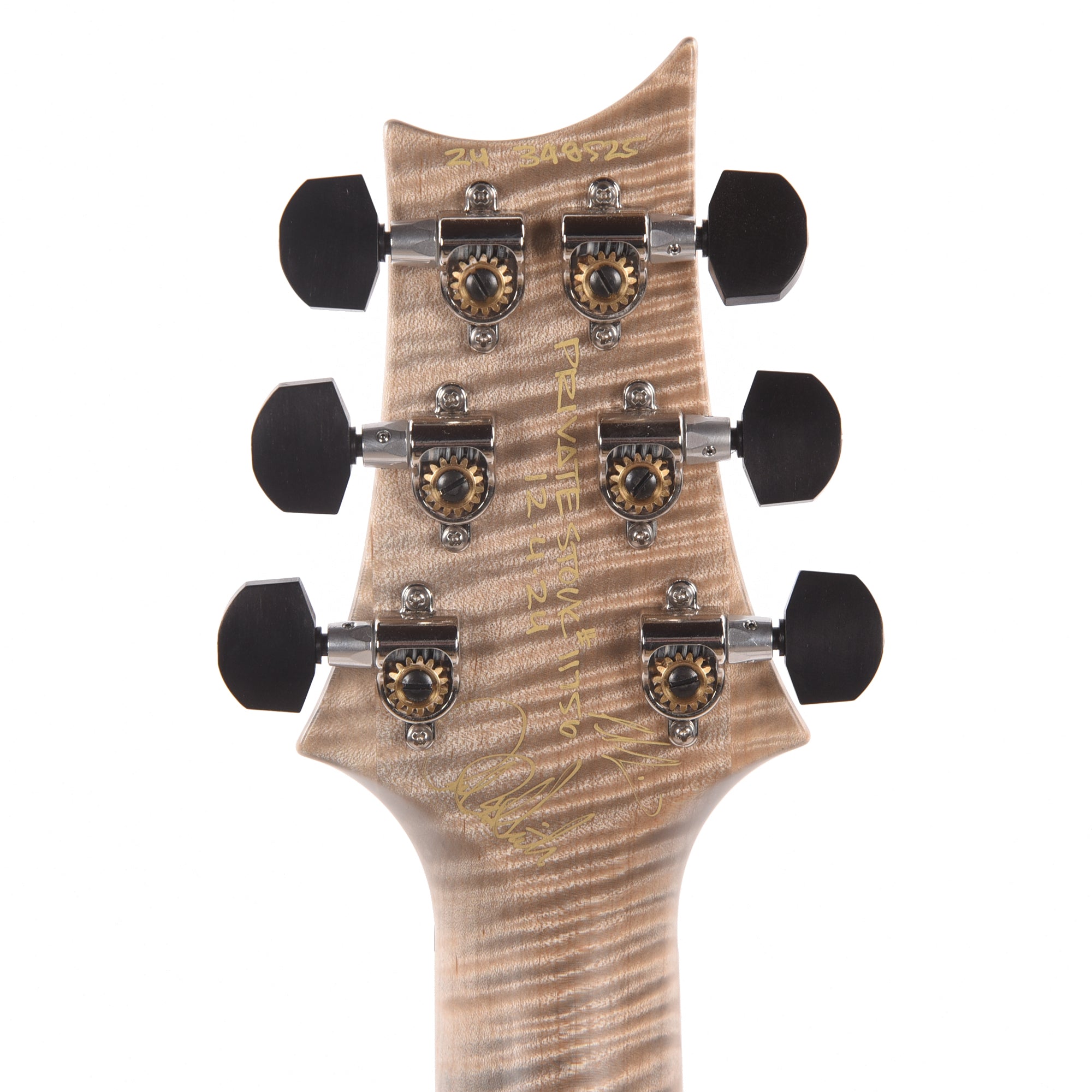 PRS Private Stock #11756 Custom 24 Stoptail Maple Burl/African Mahogany Frost Bite Glow w/Stained Curly Maple Neck & Reverse Birds of a Feather Inlay Electric Guitars / Solid Body